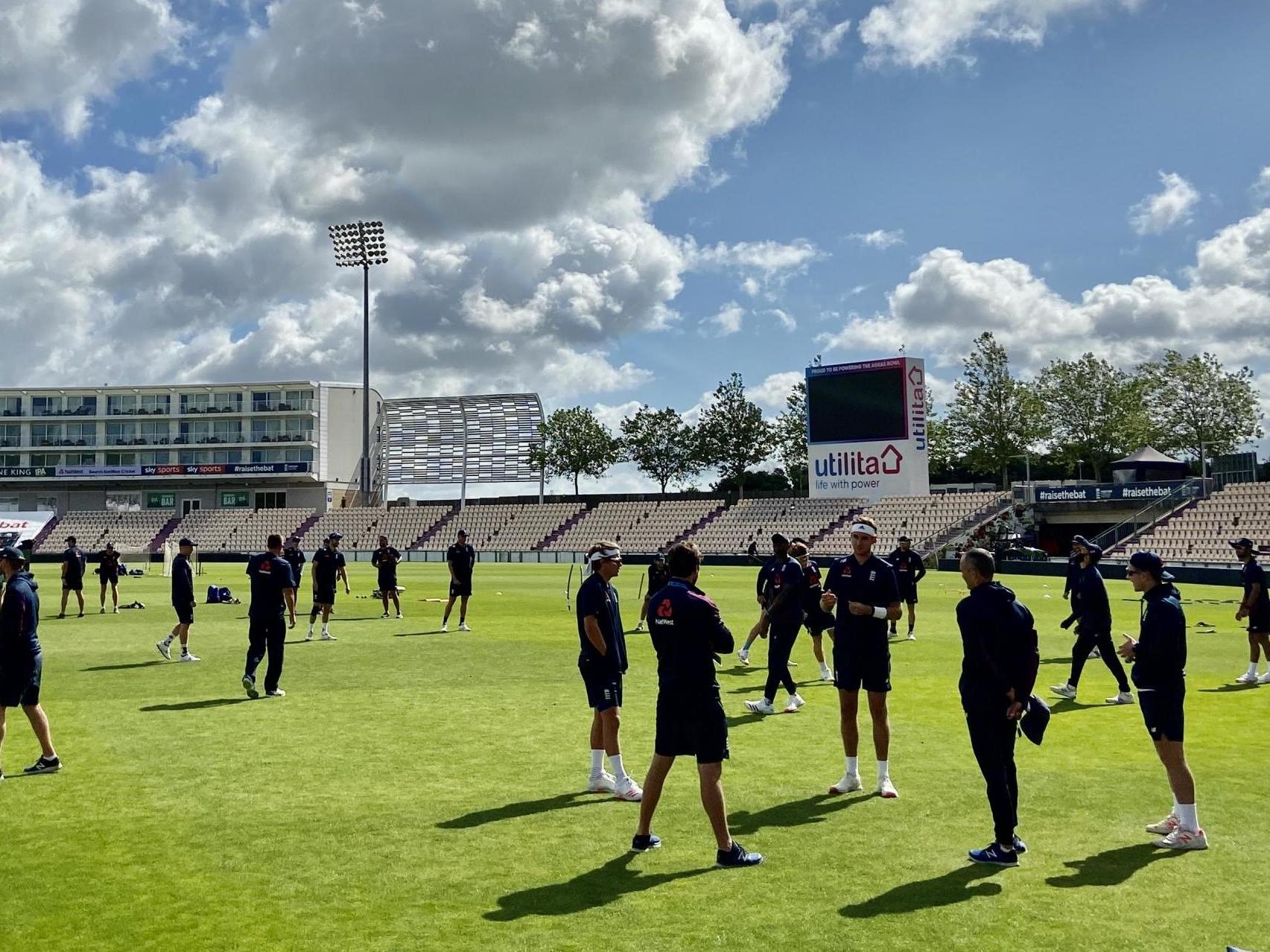 England will play an intra-squad match to warm up for the West Indies