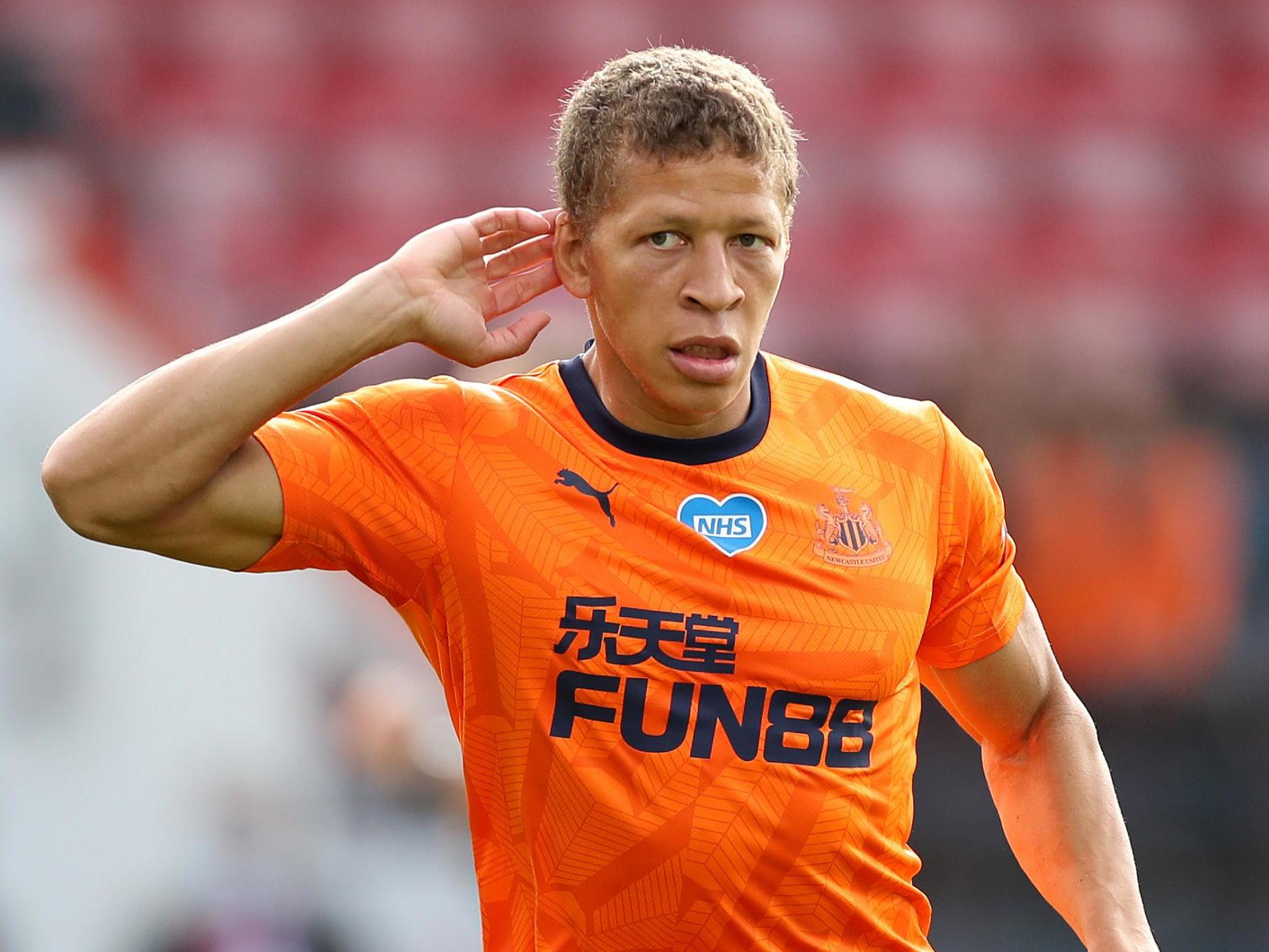 Dwight Gayle had a good chance to score