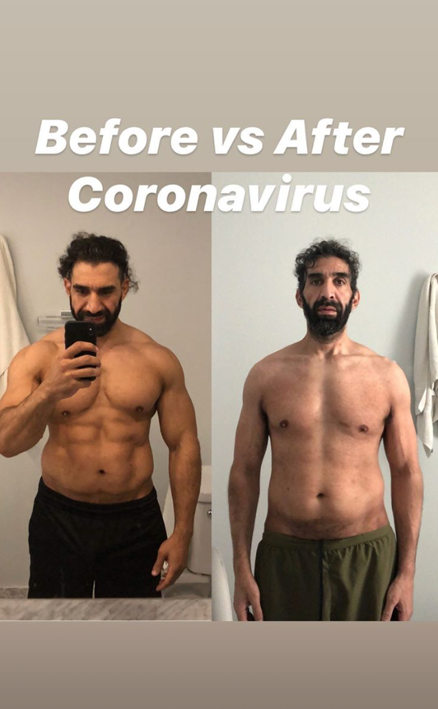 Ahmad Ayyad shares photo following battle with coronavirus (Instagram / Ahmad Ayyad)