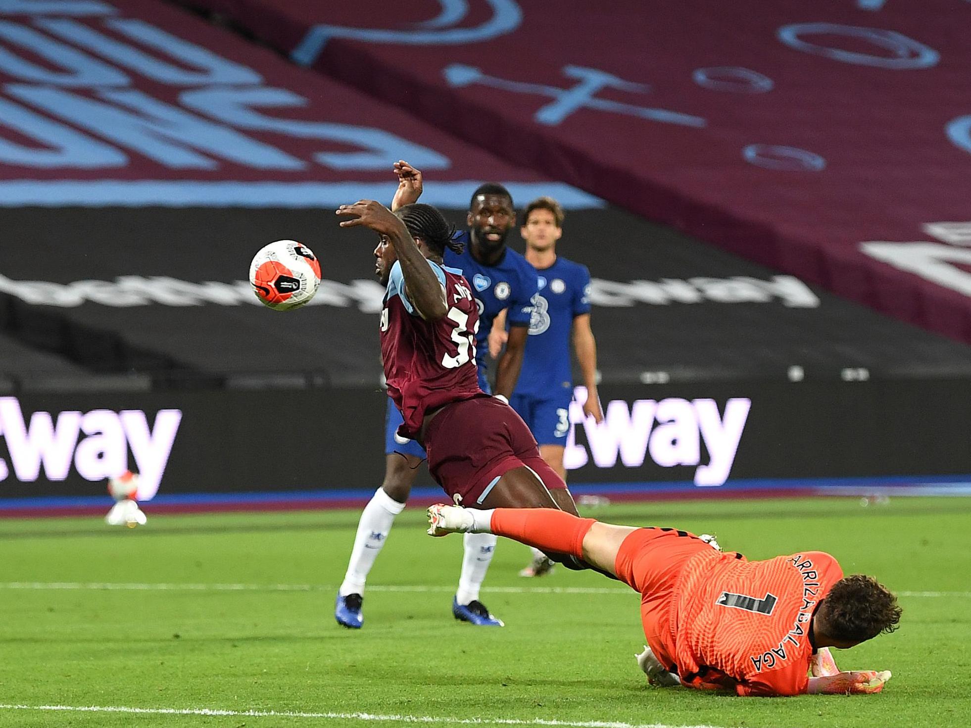 Kepa is ‘brave’ but does not always command his area (Getty)