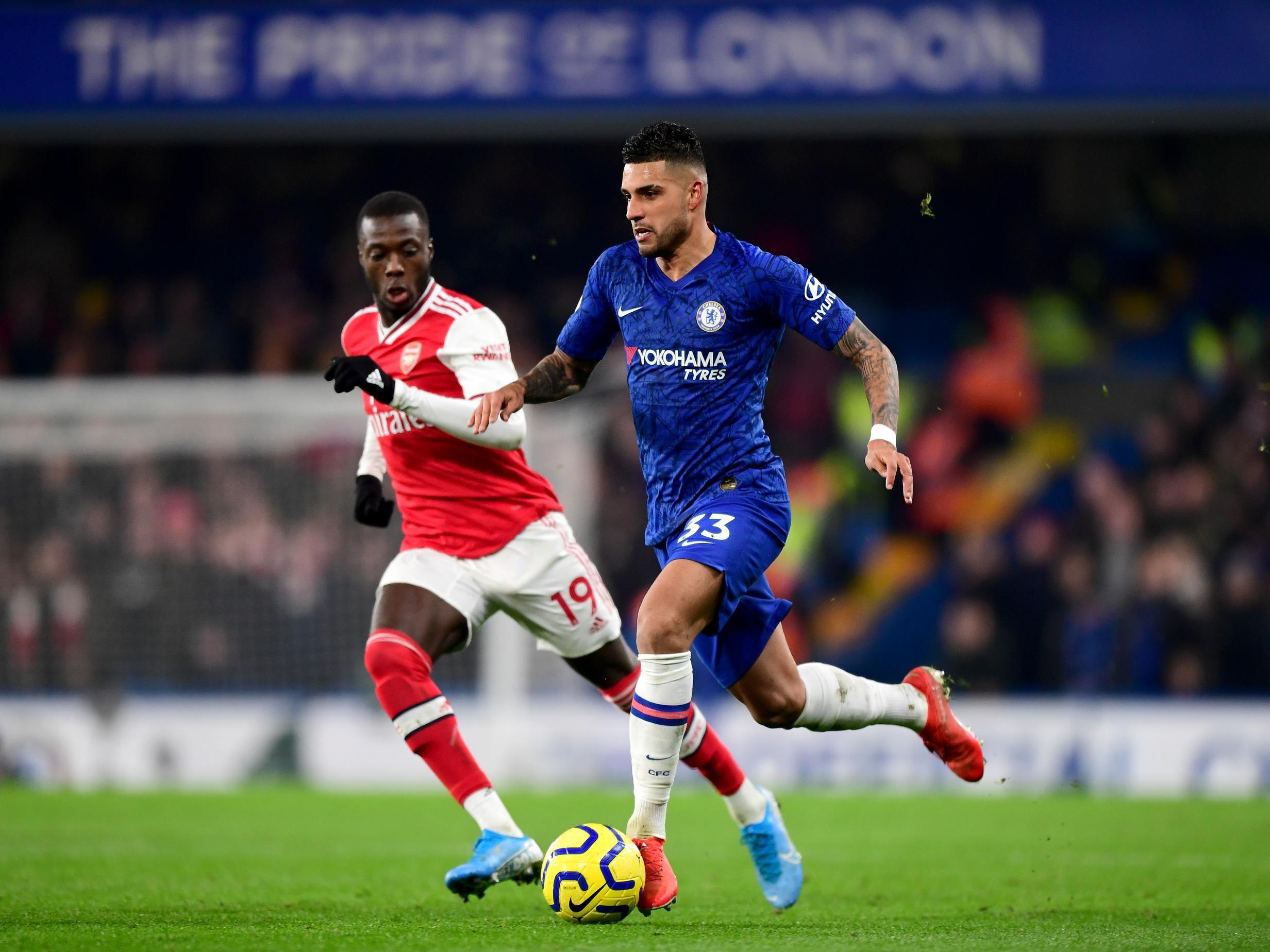 Emerson in action against Arsenal in January