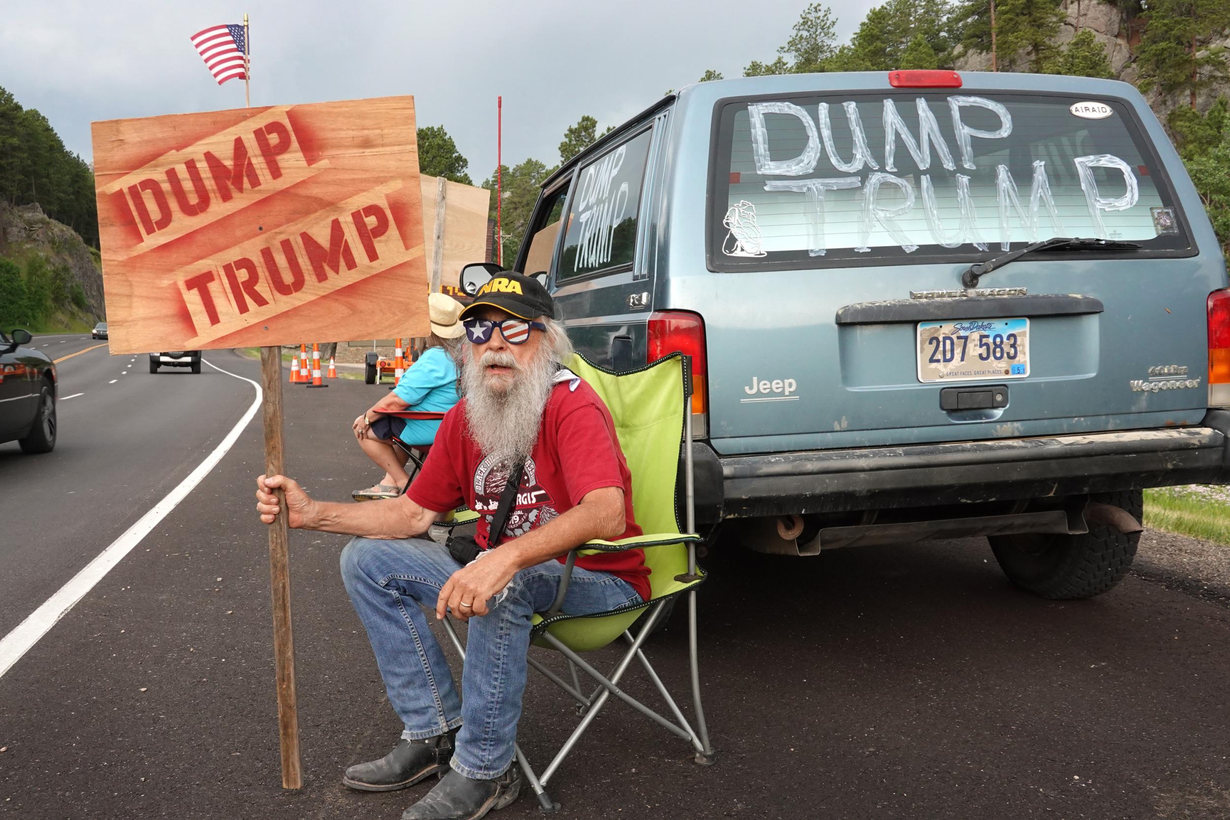 Words matter: a retired truck driver shares his views on Trump (Getty)