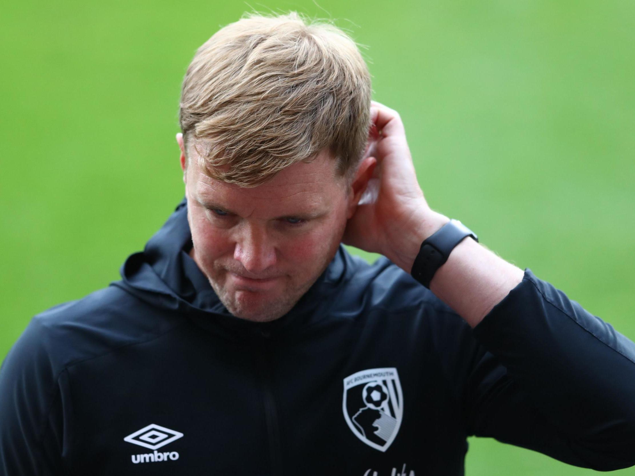 Eddie Howe reacts after another Bournemouth defeat (Getty)