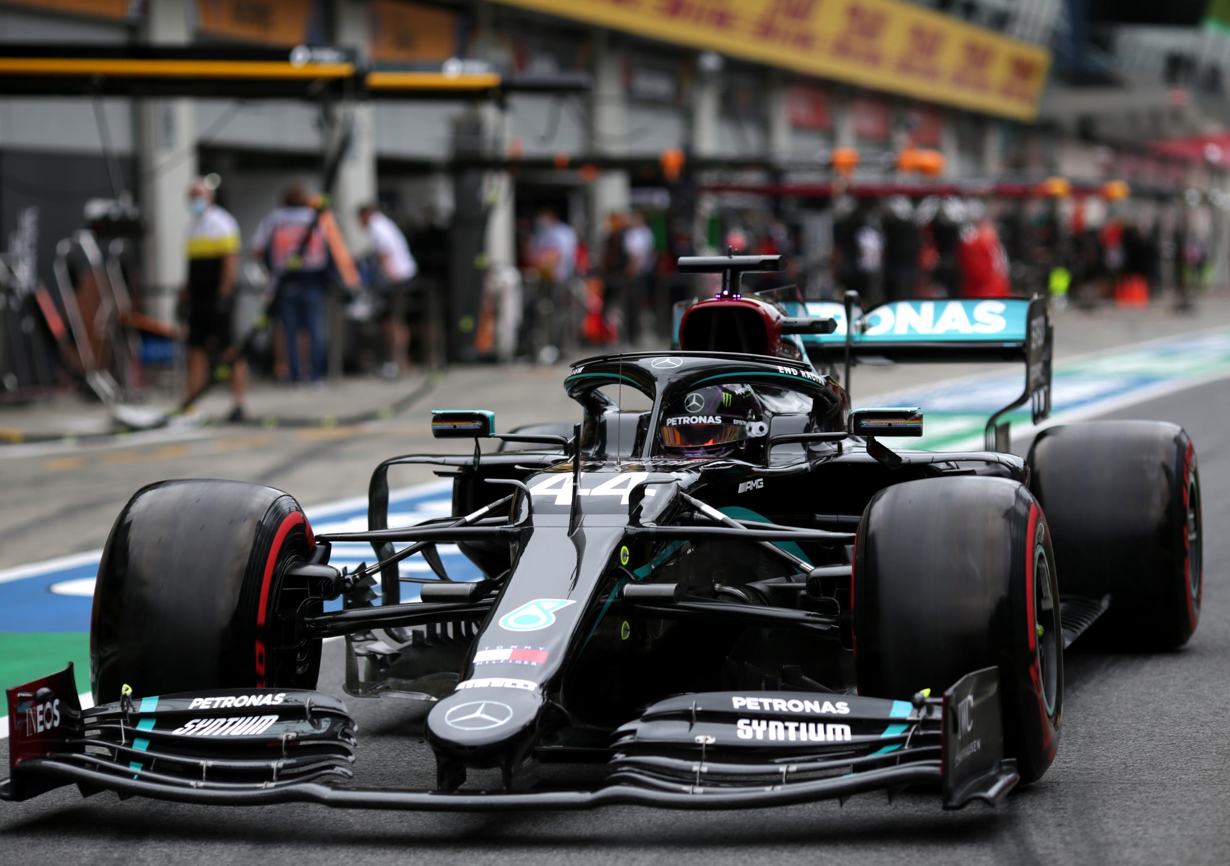 Mercedes used the DAS system during practice in Austria (Getty)