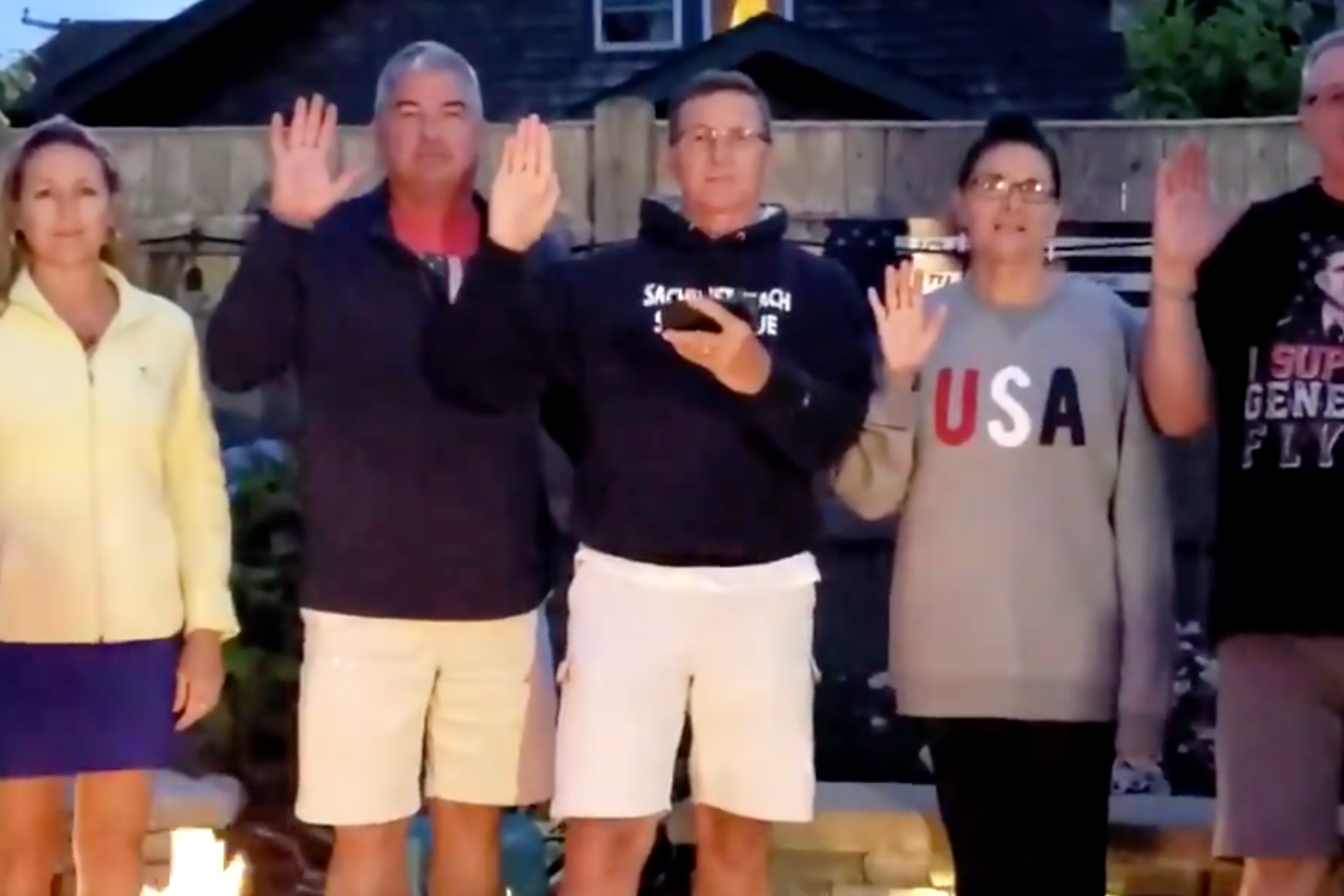 Former Trump aide Flynn appears to make pledge to QAnon in July 4 clip