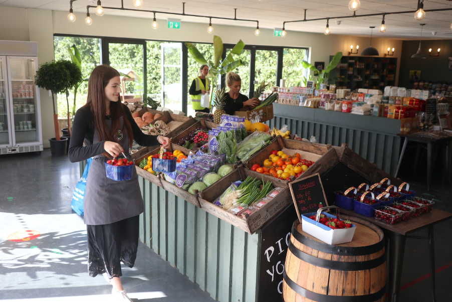 Lower Ladysden Farmshop in Kent has bloomed during lockdown