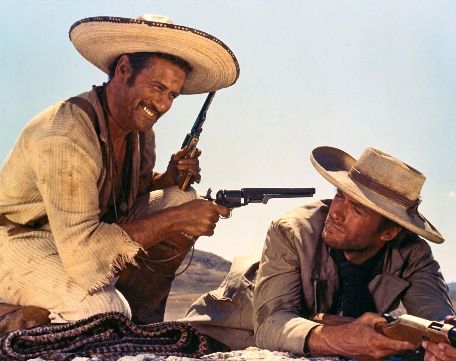 Eli Wallach and Clint Eastwood in ‘The Good, the Bad and the Ugly’