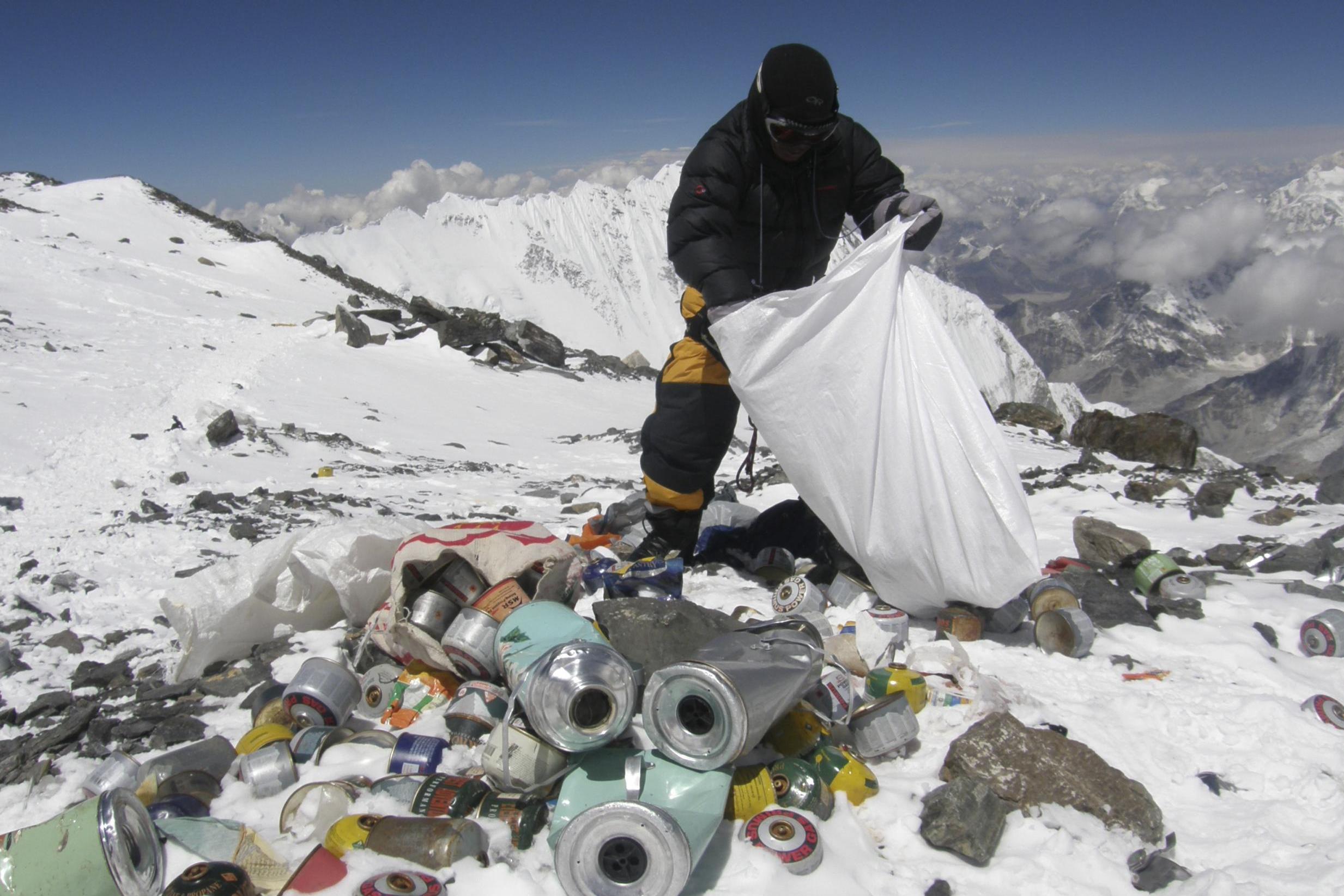 We are trashing the most remote and pristine places, including Mount Everest (AFP/Getty)