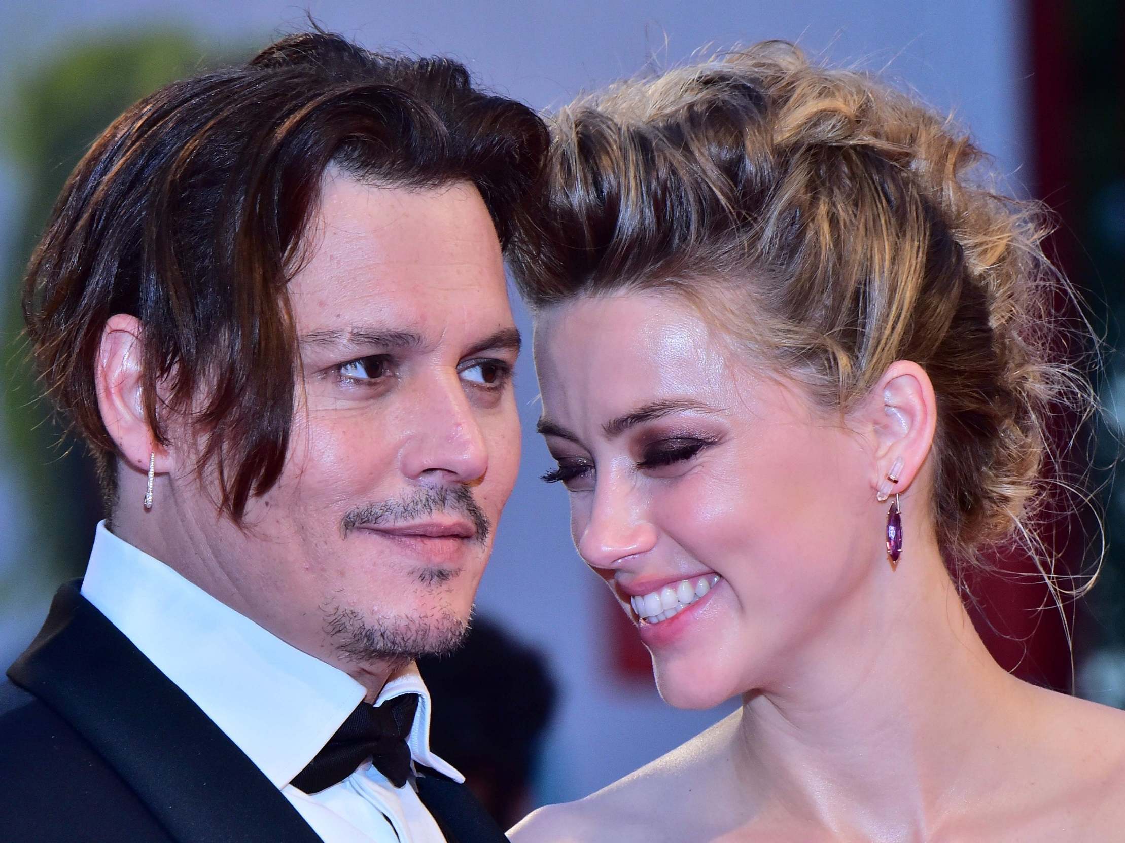 Johnny Depp with ex-wife Amber Heard in September 2015 (AFP/Getty)