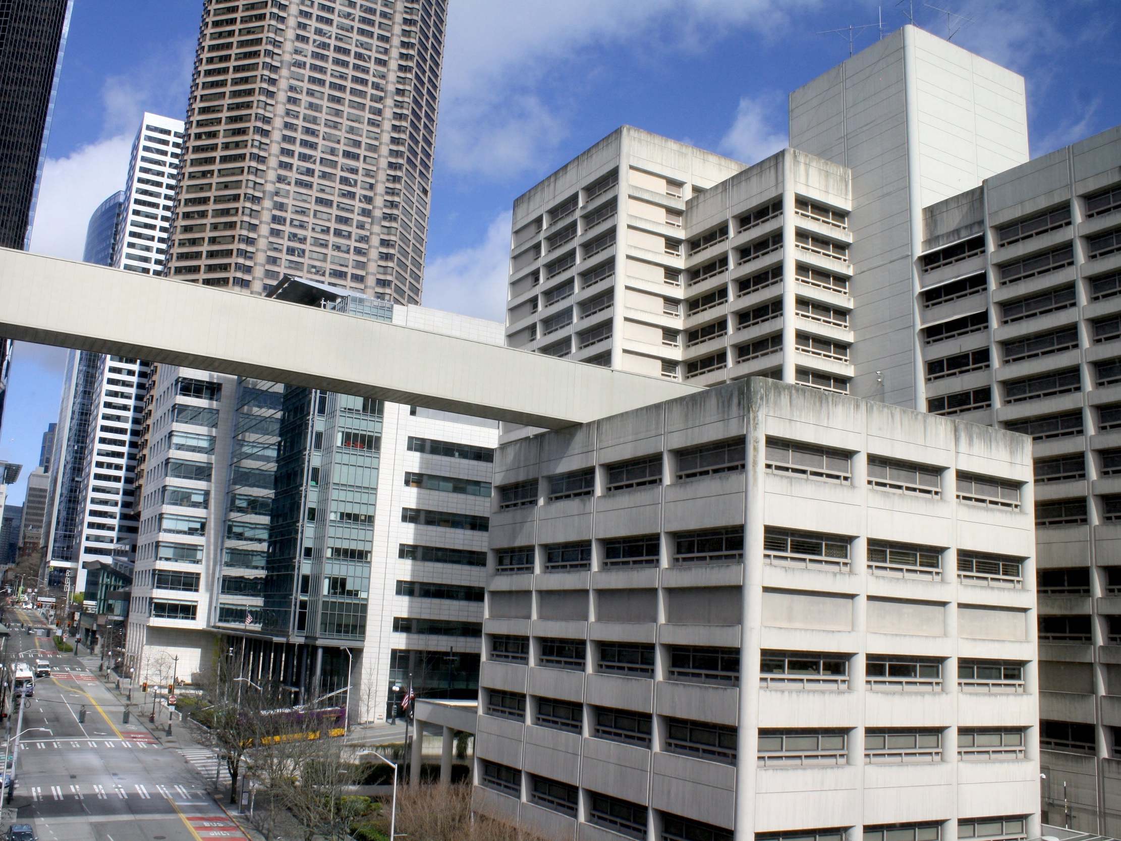 The King County jail on Seattle’s 5th Avenue (Shutterstock/Rey Rodriguez)