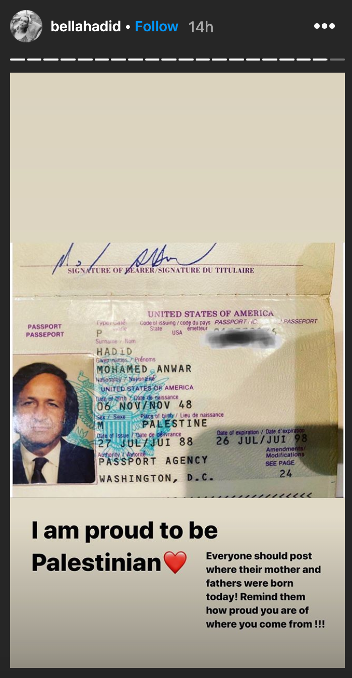 (Instagram/@BellaHadid