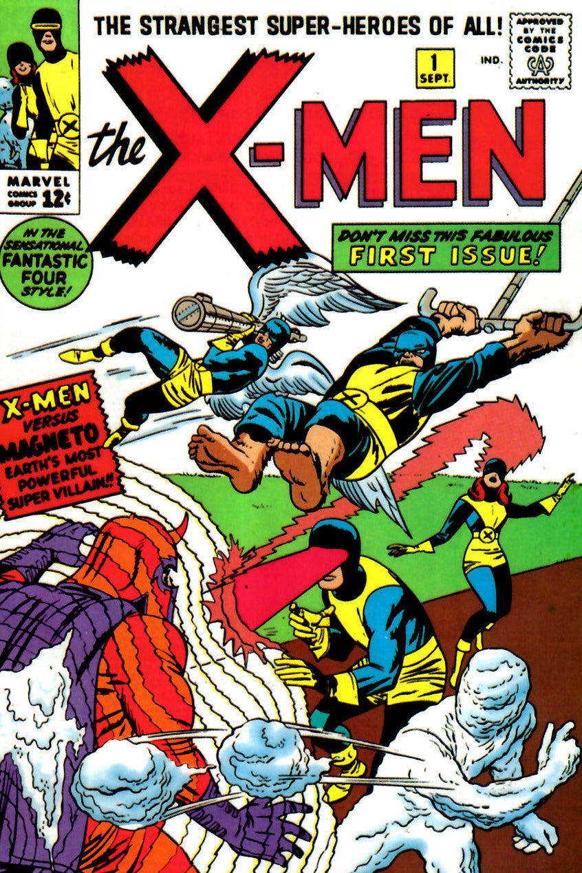 The first issue of the original ‘The X-Men’ comic book in 1963