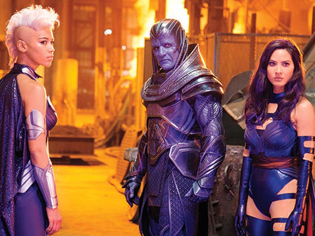 Alexandra Shipp, Oscar Isaac and Olivia Munn in ‘X-Men: Apocalypse’