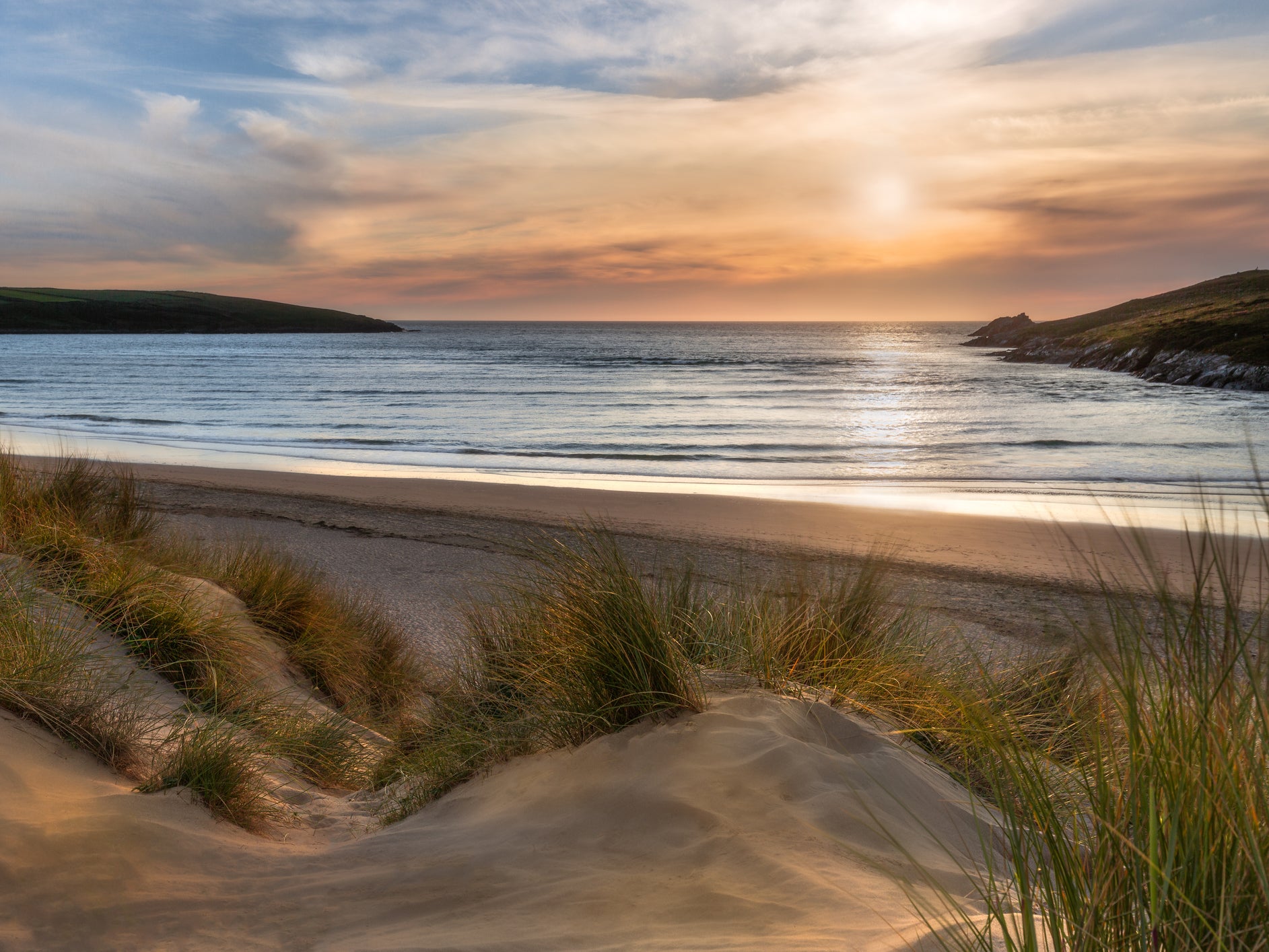 Crantock Beach on the Cornish coast