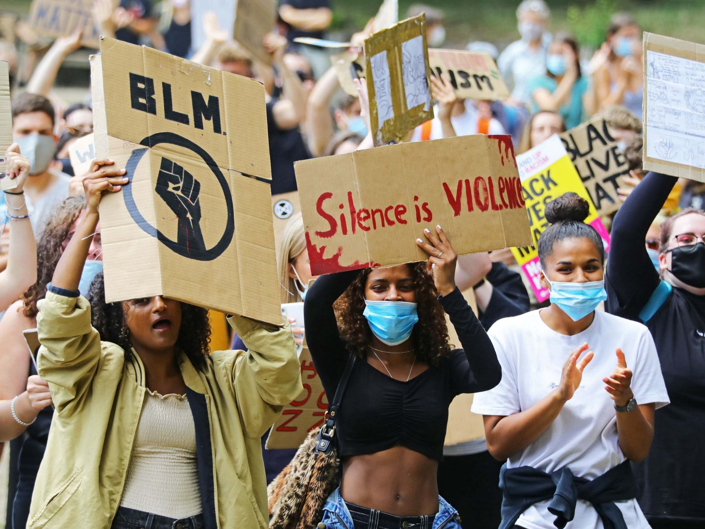 Related video: Protestors in London show solidarity with the Black Lives Matter movement