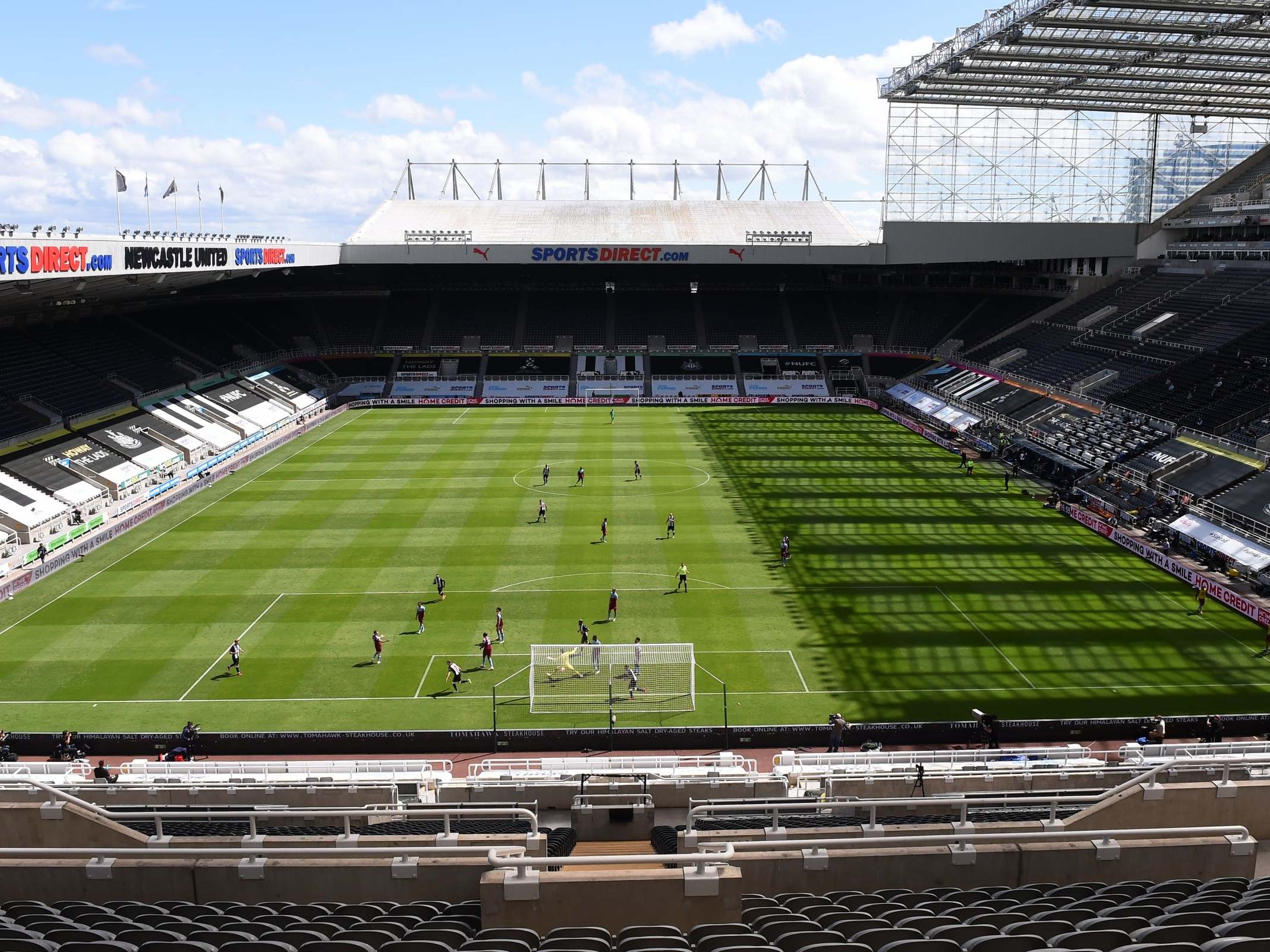 St James' Park, home of Newcastle United