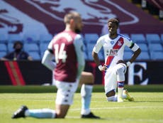 Wilfried Zaha: Crystal Palace star has ‘character and desire’ to lead fight against racism, says Roy Hodgson