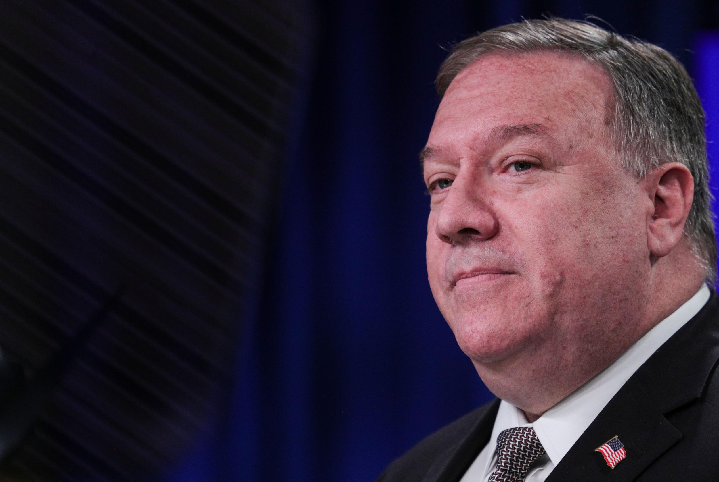 Mike Pompeo said the 'United States is not a country directly involved in the disputes'