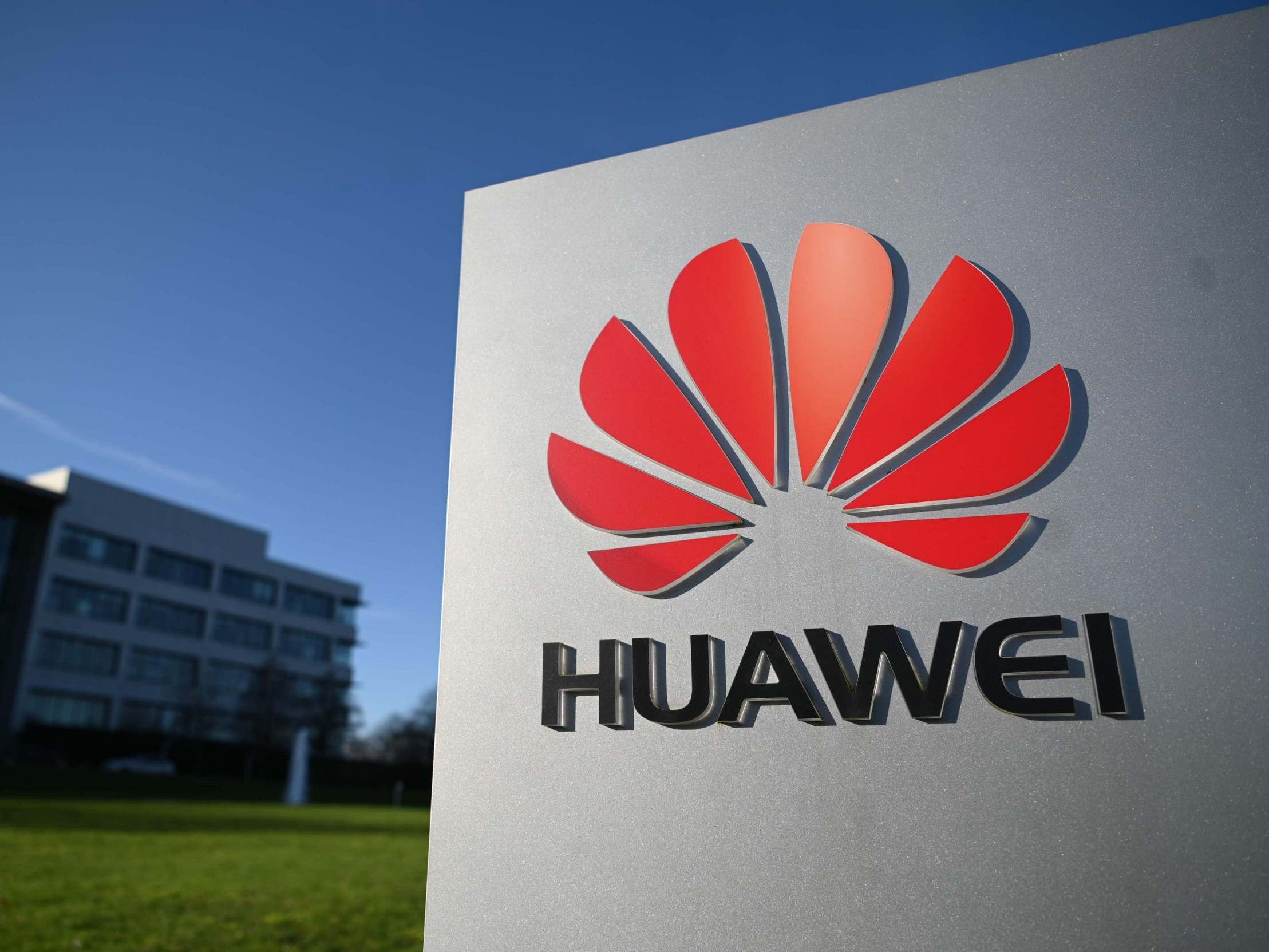 File image of Chinese company Huawei's main UK offices in Reading. (Daniel Leal-Olivas/AFP via Getty Images)