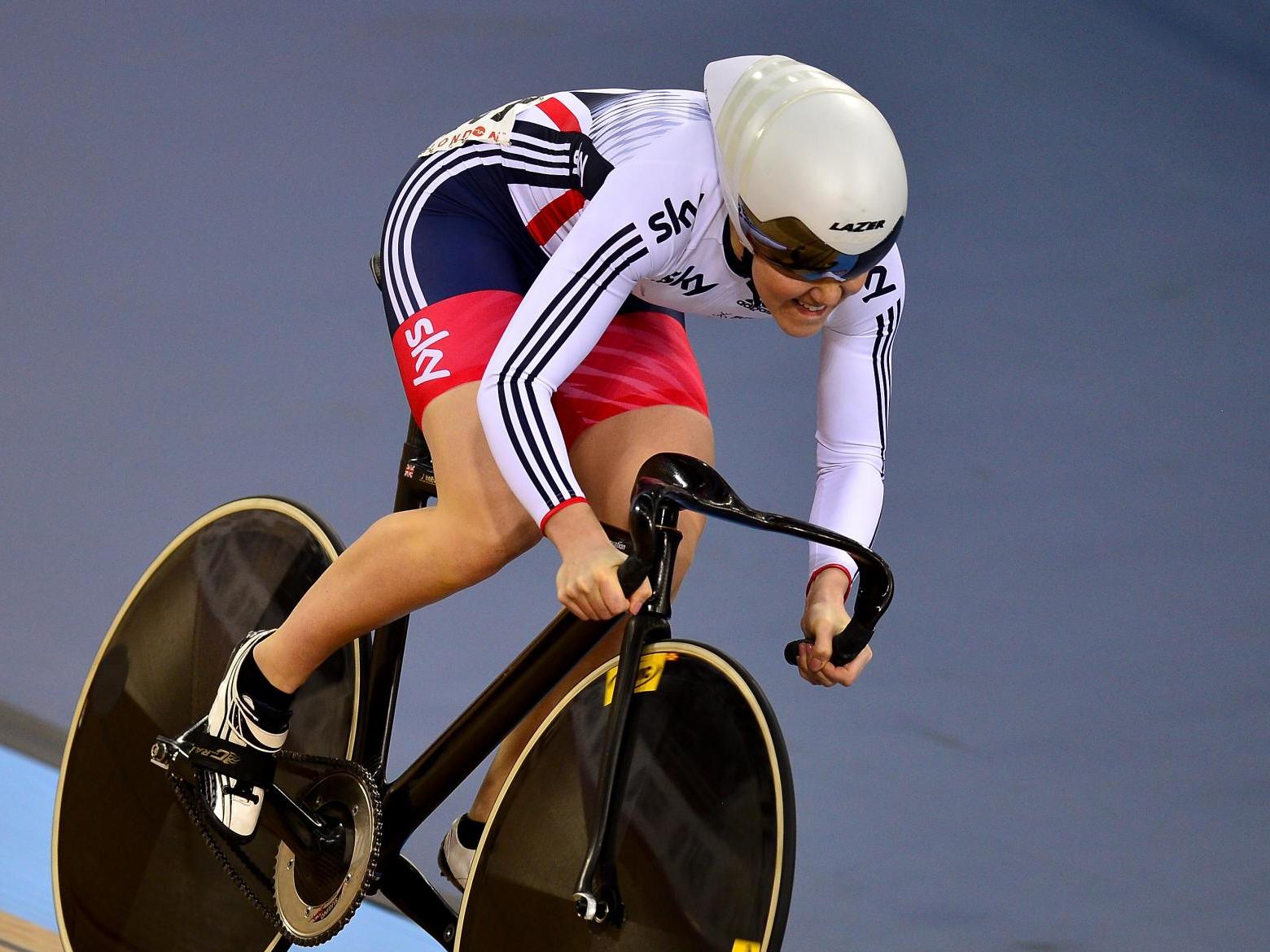 Jess Varnish competing in London in 2016