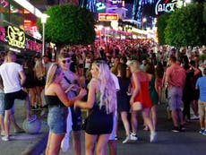 Magaluf main strip shut down after drunken Brits cause havoc over weekend