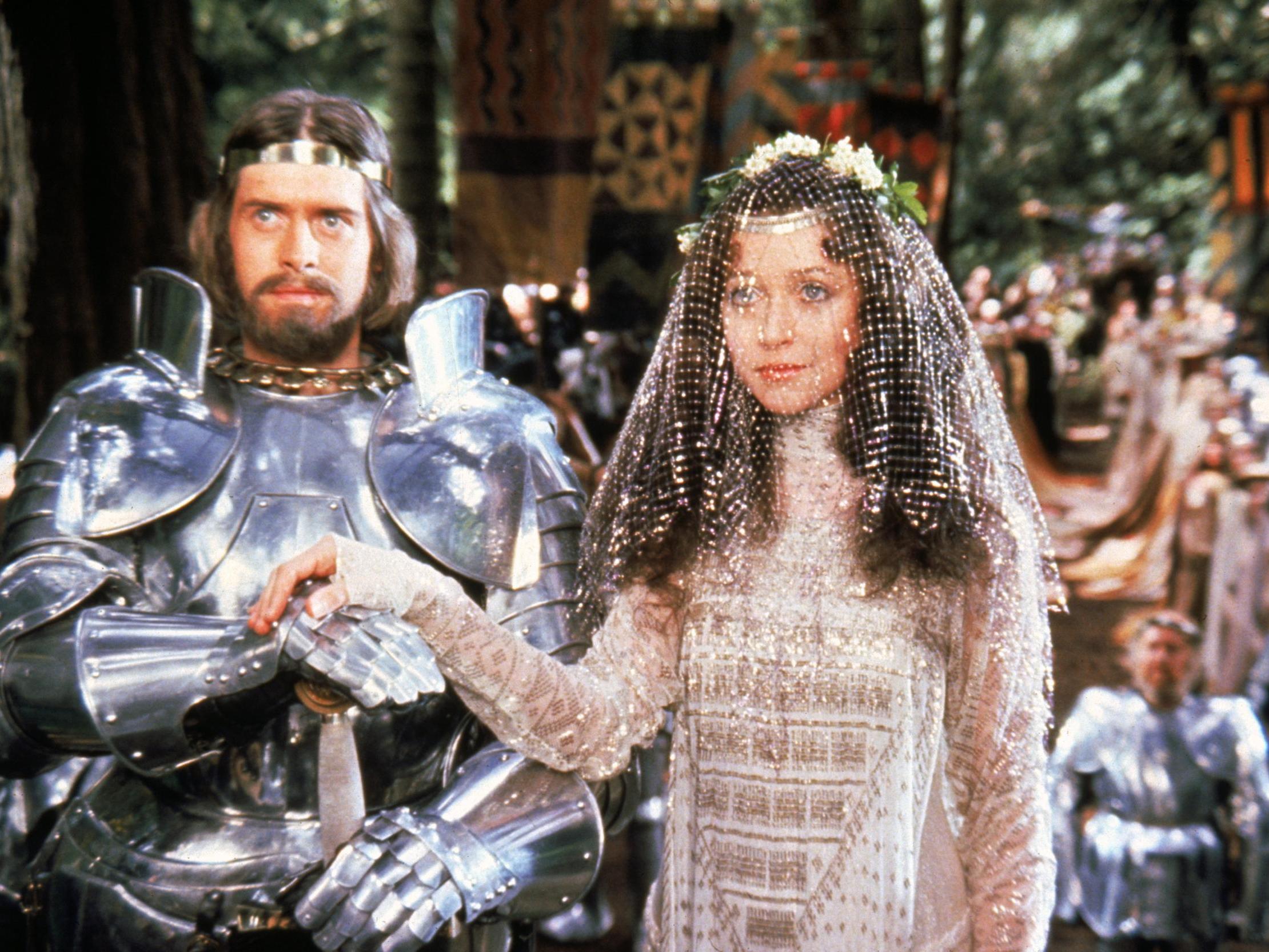 Nigel Terry and Cherie Lunghi as Arthur and Guenevere in John Boorman’s ‘Excalibur’