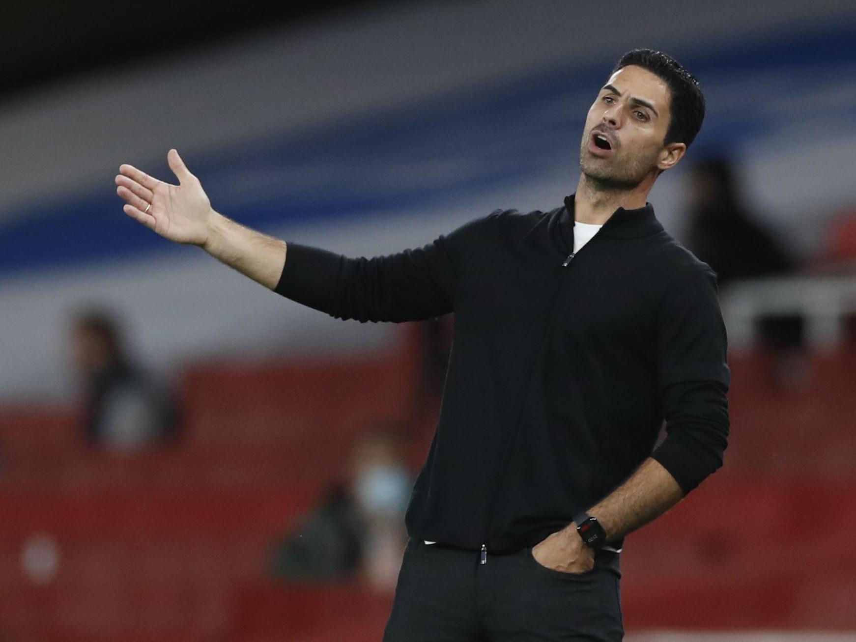 Arsenal manager Mikel Arteta (Reuters)