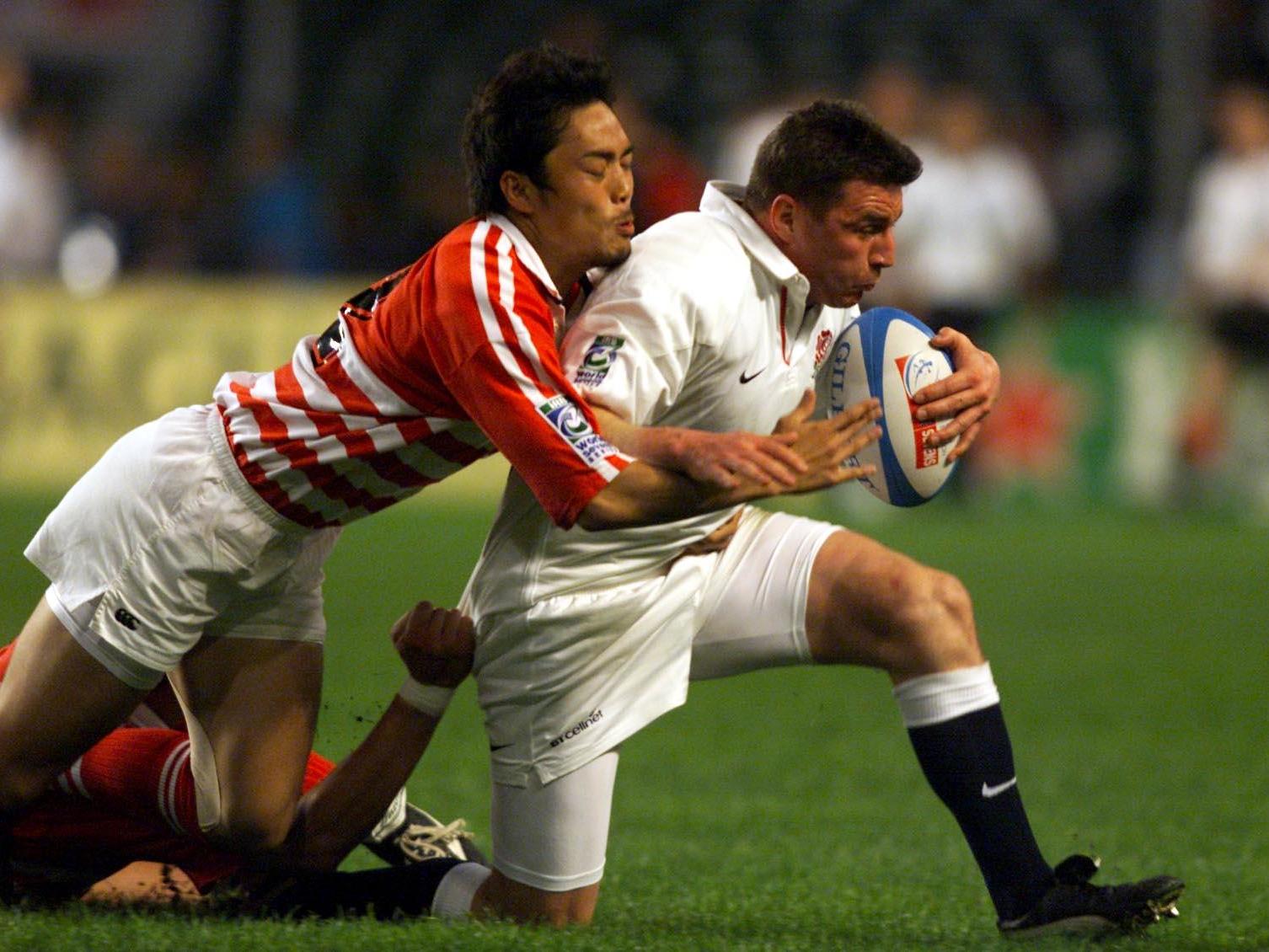 Former England international Jon Sleightholme (right) said sometimes symptoms did not appear for years after retirement