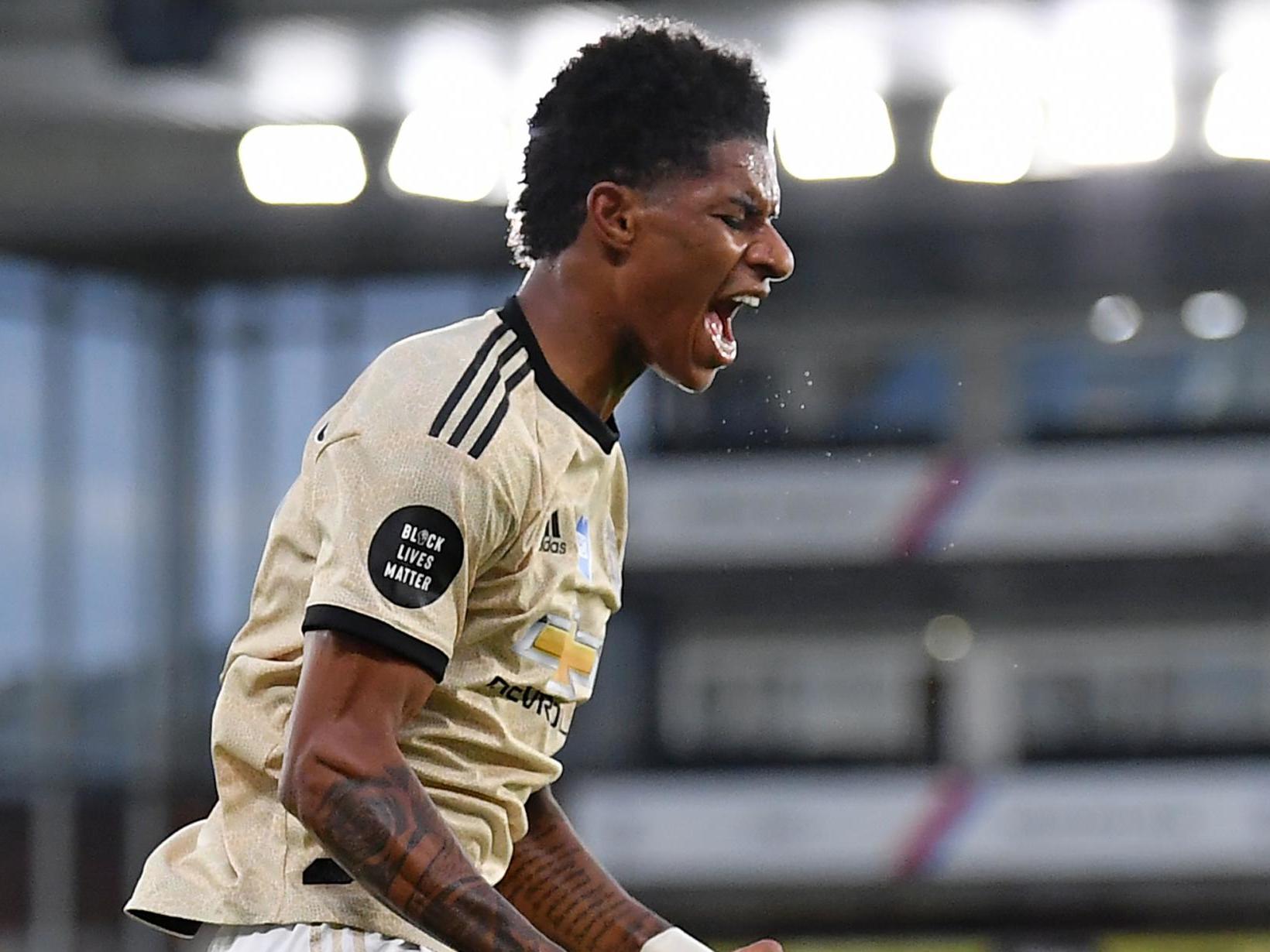 Marcus Rashford opened the scoring at Selhurst Park