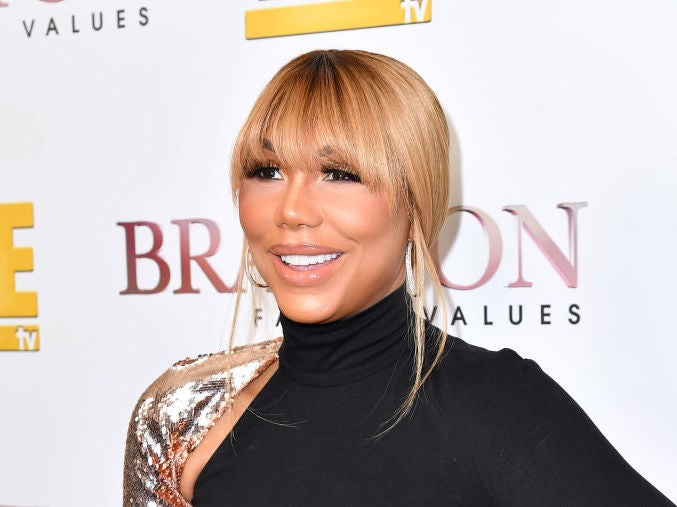 Tamar Braxton at an event in 2019