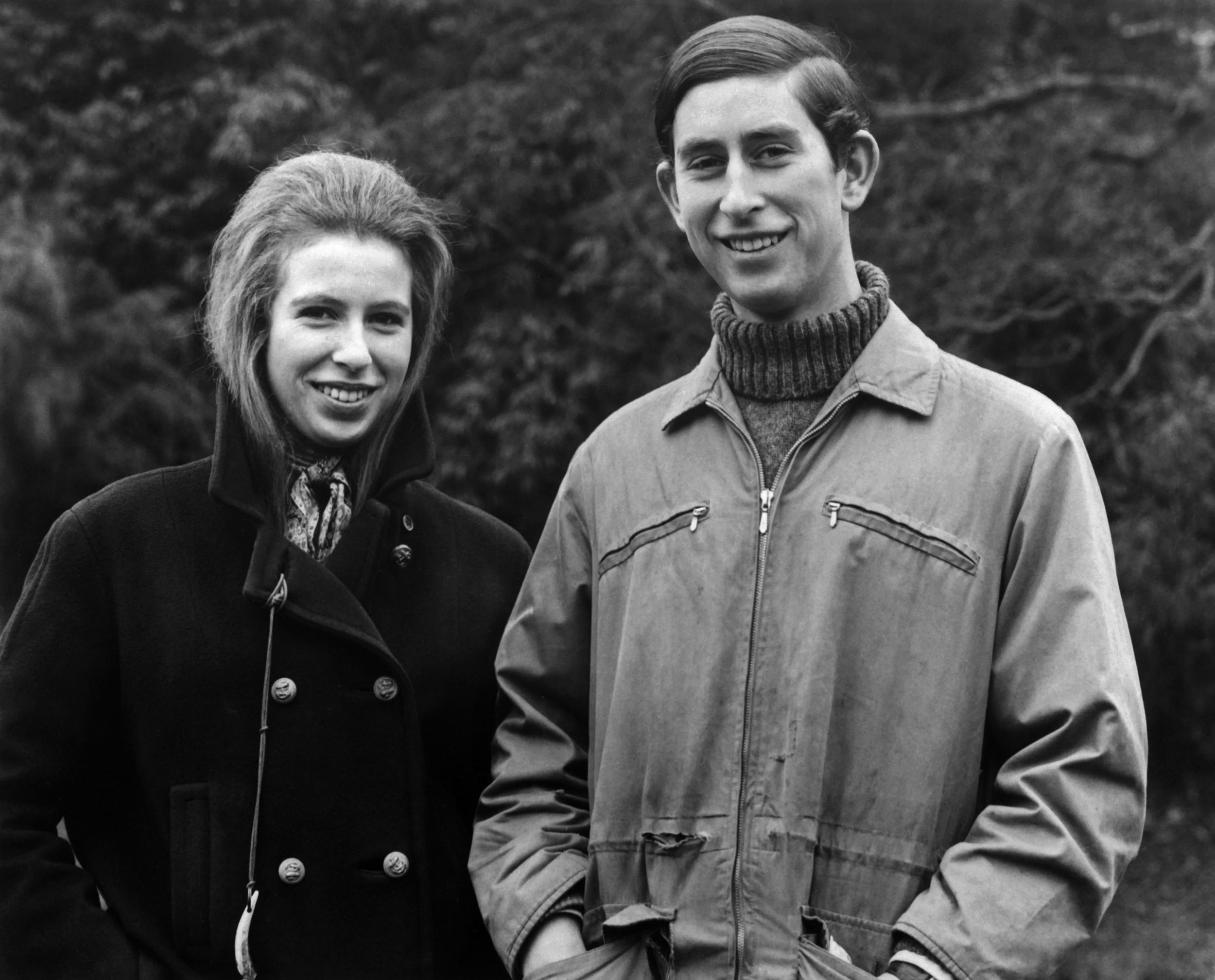 Princess Anne and her brother Prince Charles (Getty)