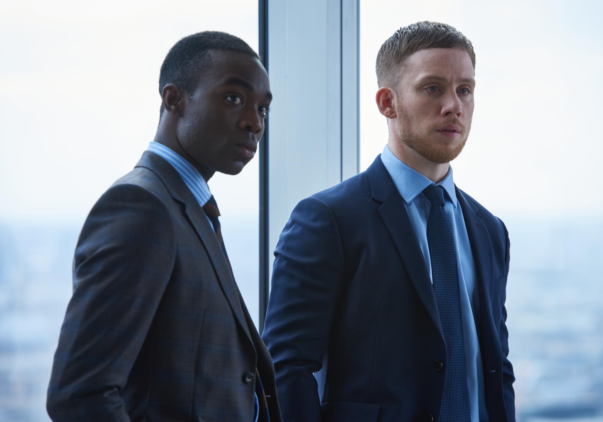 Paapa Essiedu and Joe Cole in ‘Gangs of London’