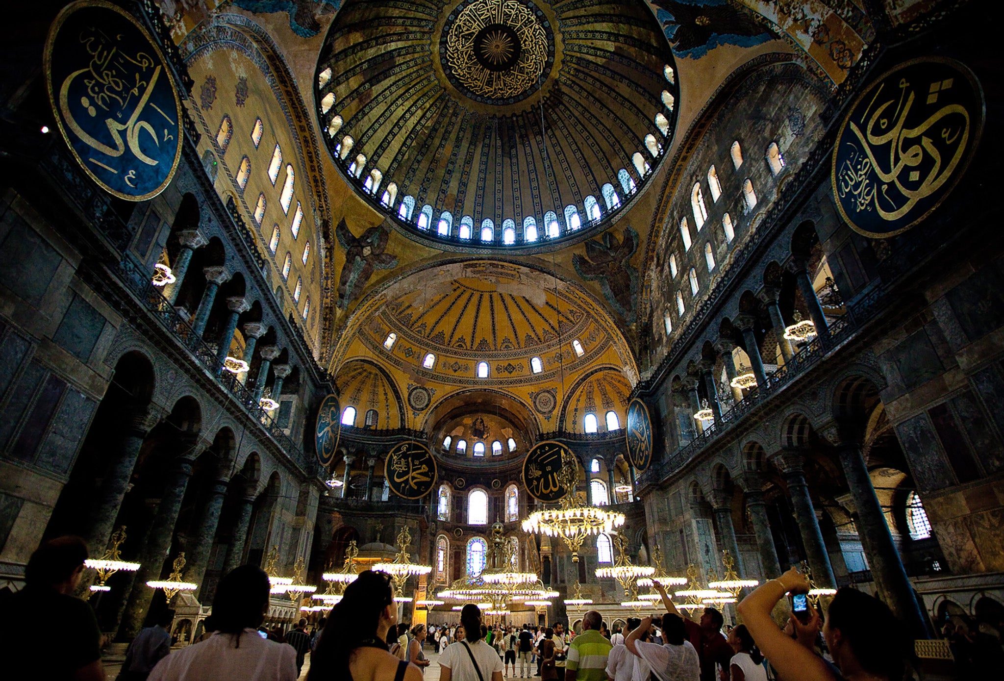 Hagia Sophia has survived fire, riots, earthquakes, bombardment and looting by both Christian and Muslim armies in its long life