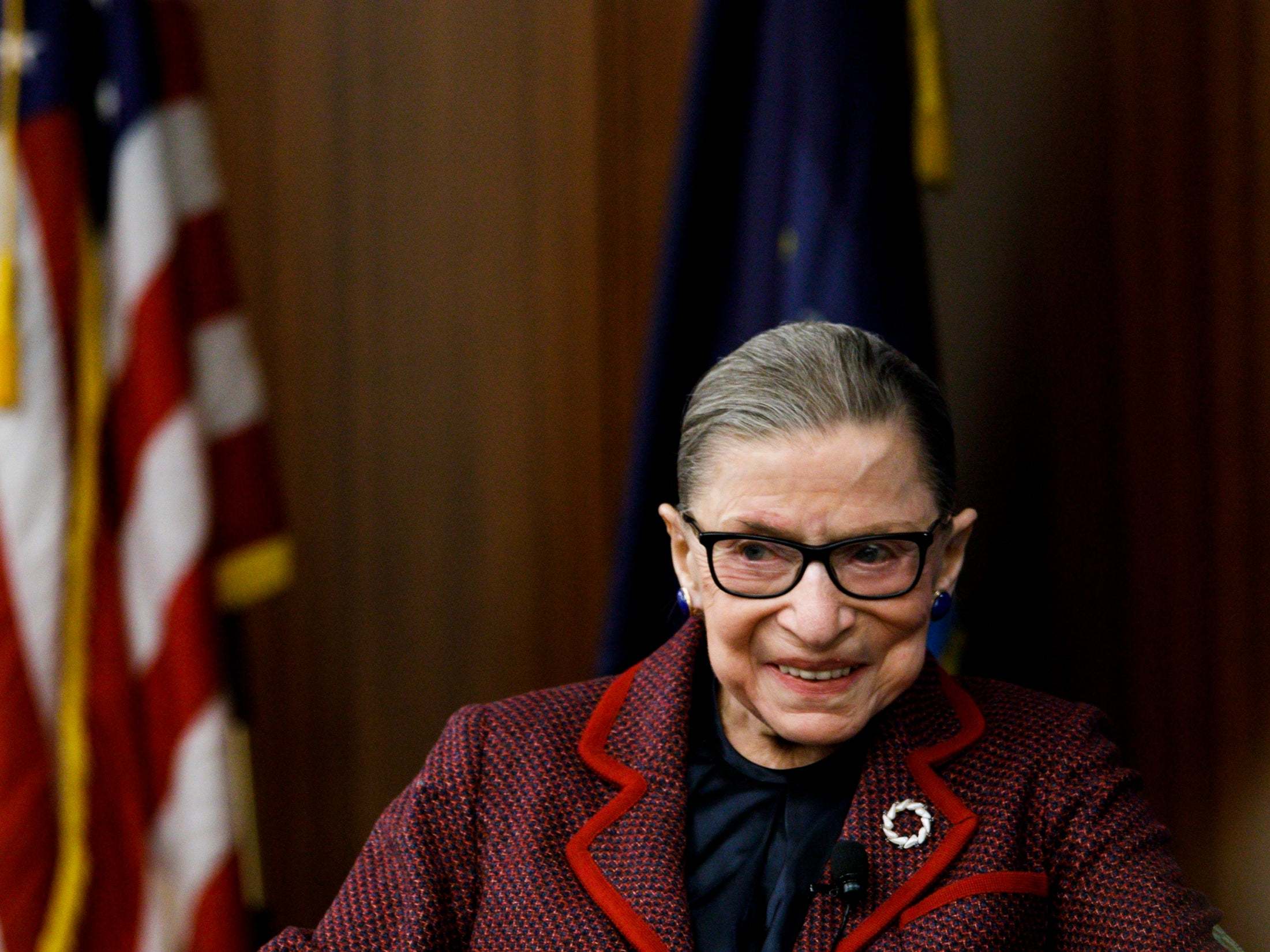 Ruth Bader Ginsburg.