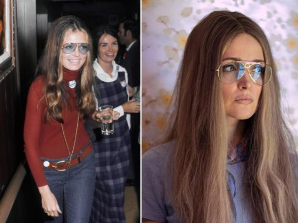 Gloria Steinem is played by Rose Byrne in Mrs America ((Getty) )