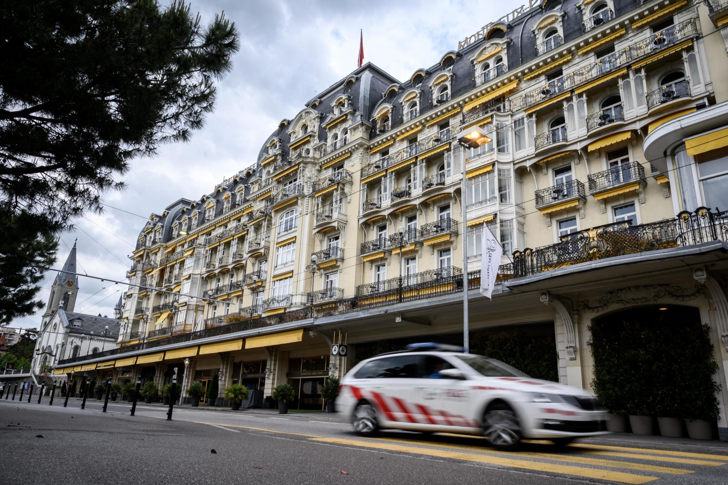 The Fairmont Montreux Palace Hotel in Switzerland, which held the annual Bilderberg conference last May