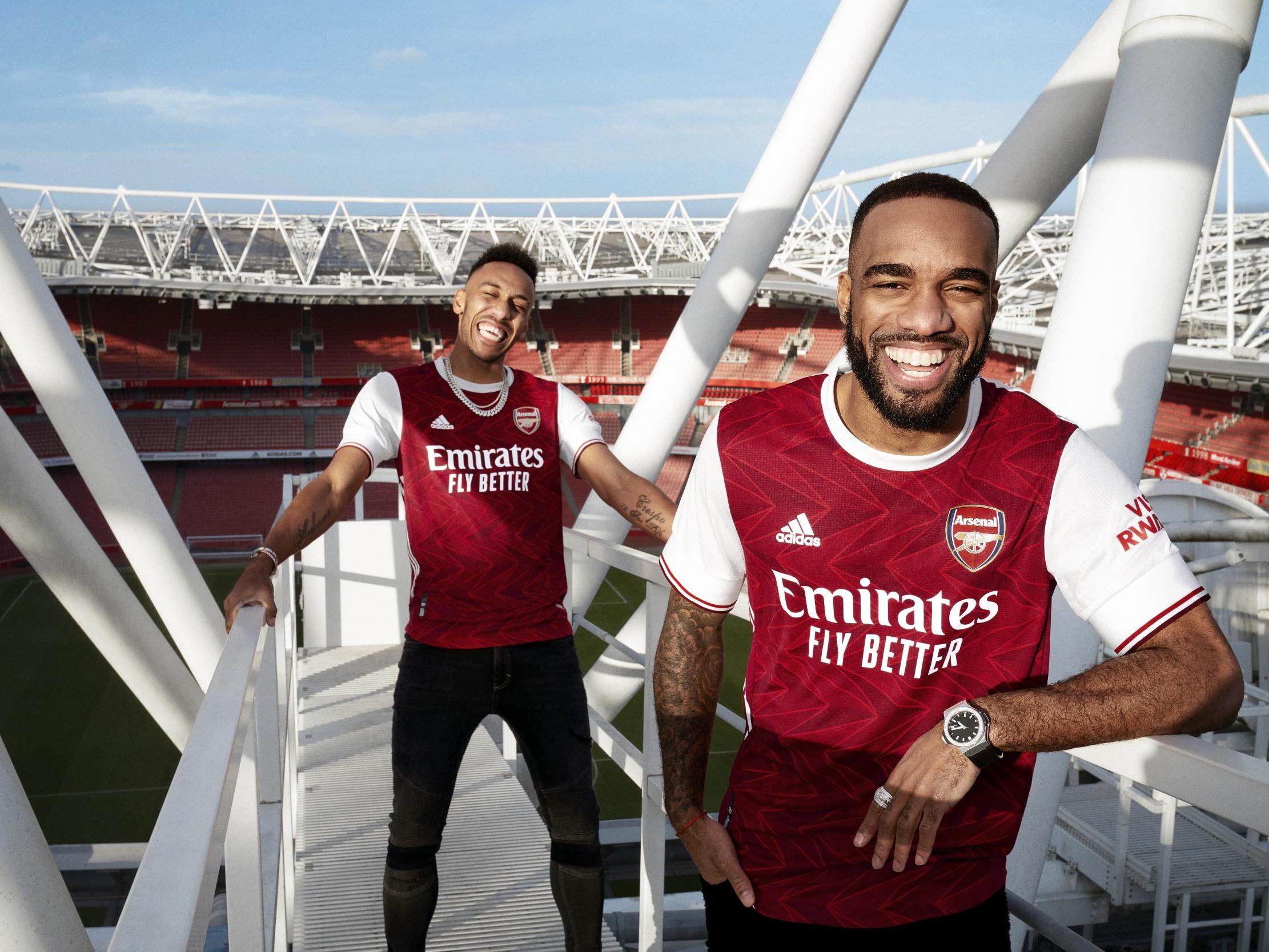 Aubameyang and Lacazette on top of the Emirates