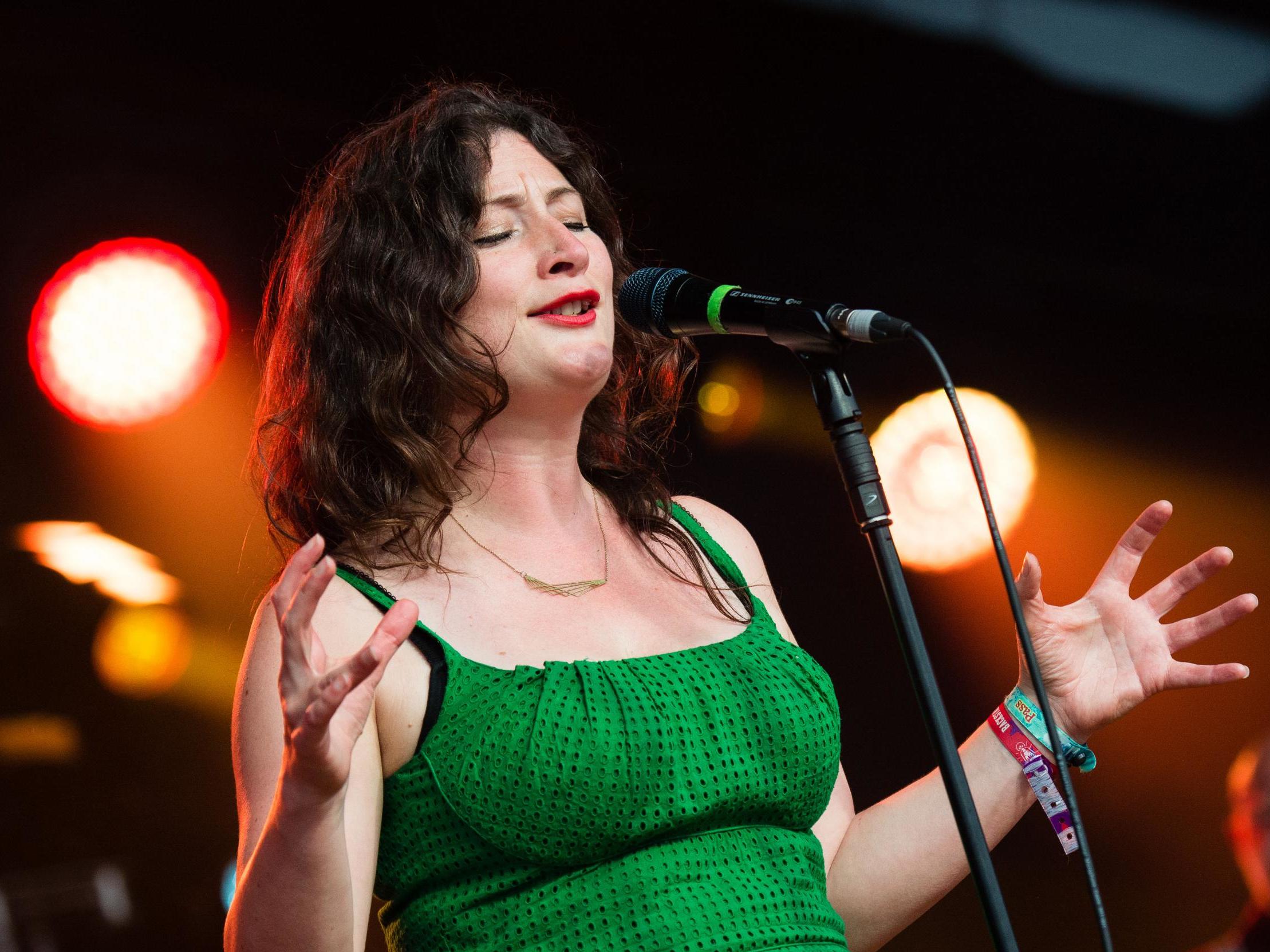 Rachel Unthank performs with The Unthanks at the Cambridge Folk Festival in 2019 (Getty)