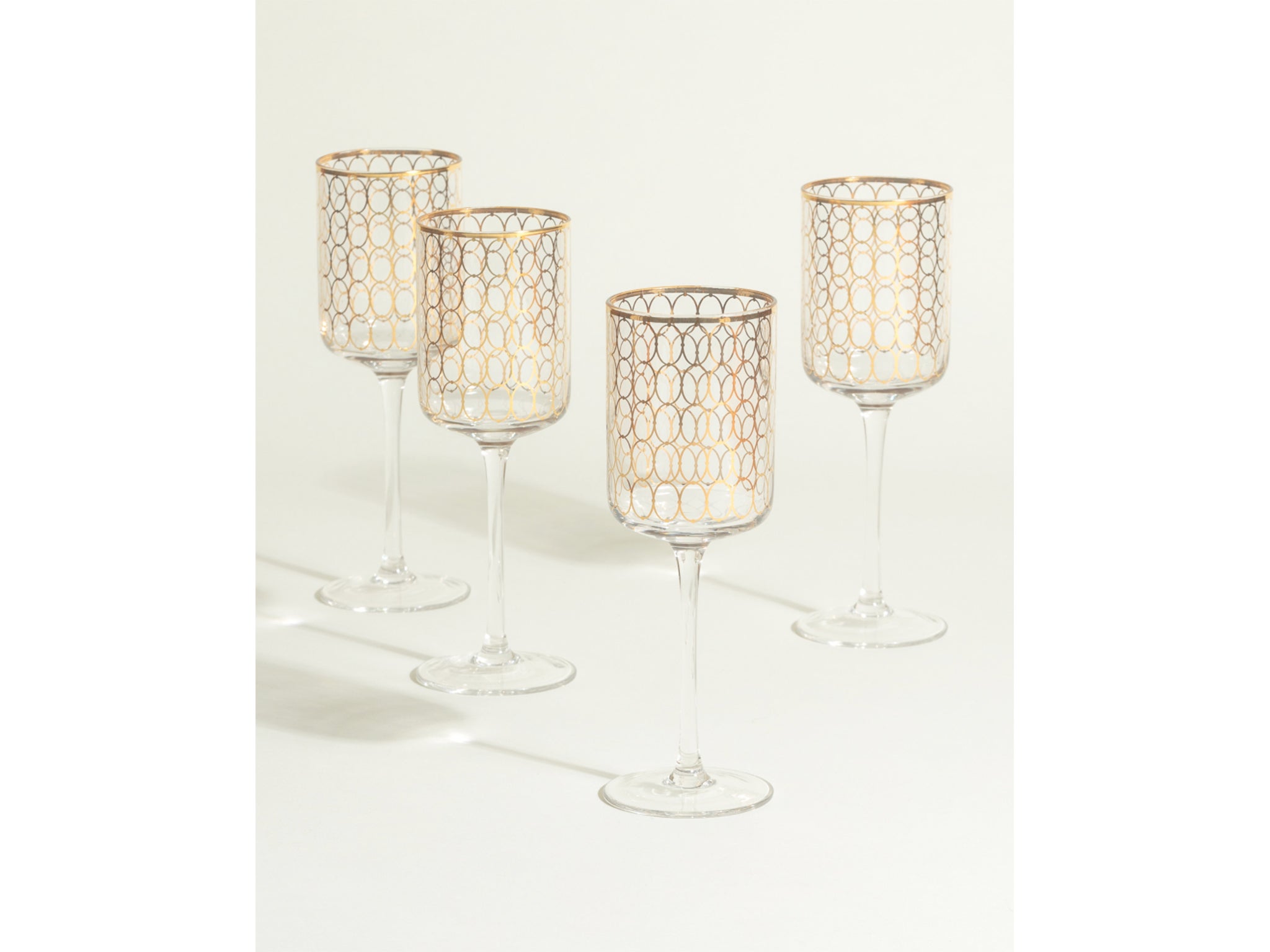 Make sure your next drink is servied in one of these art-deco inspired glasses