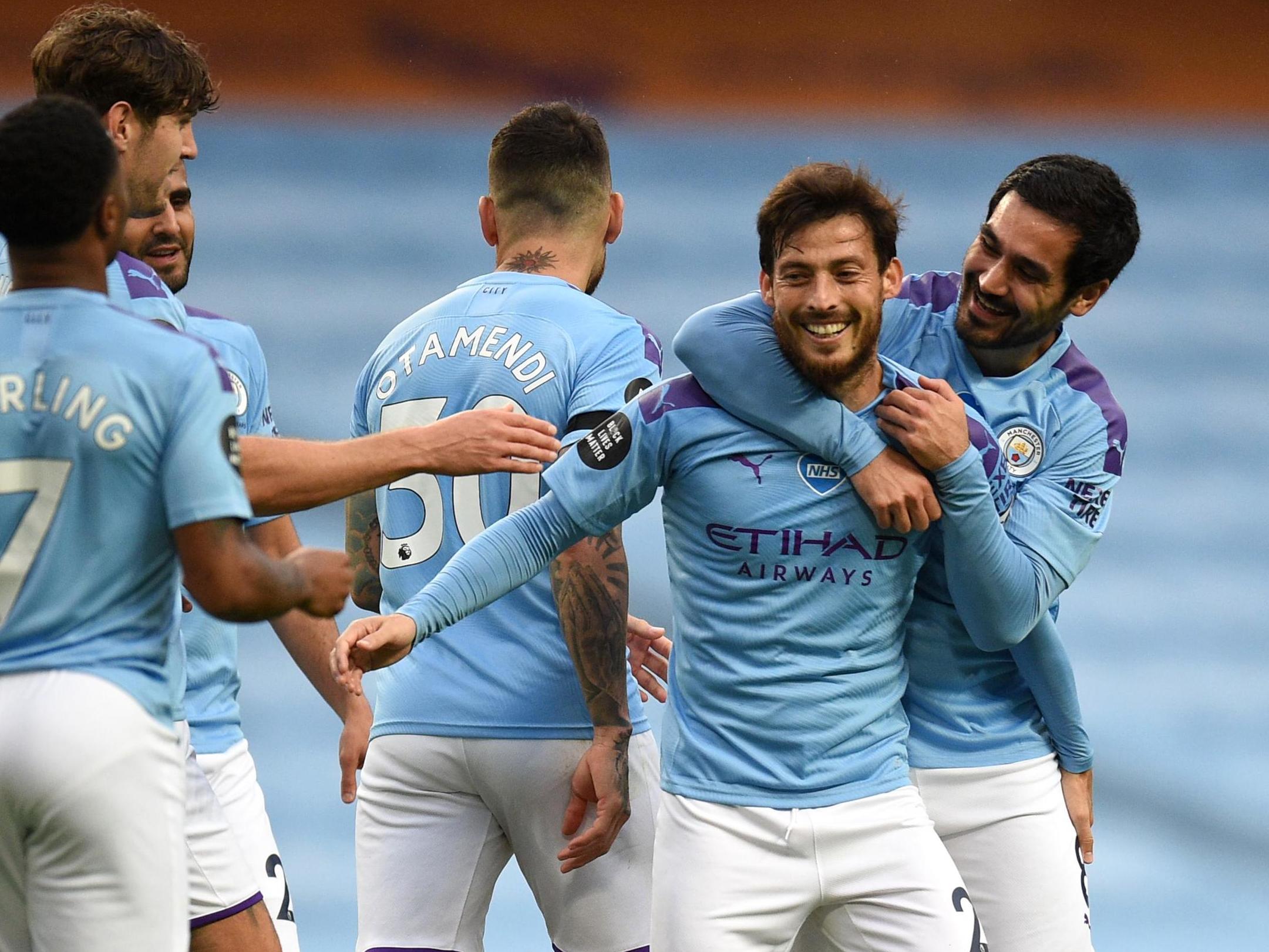 Manchester City captain David Silva