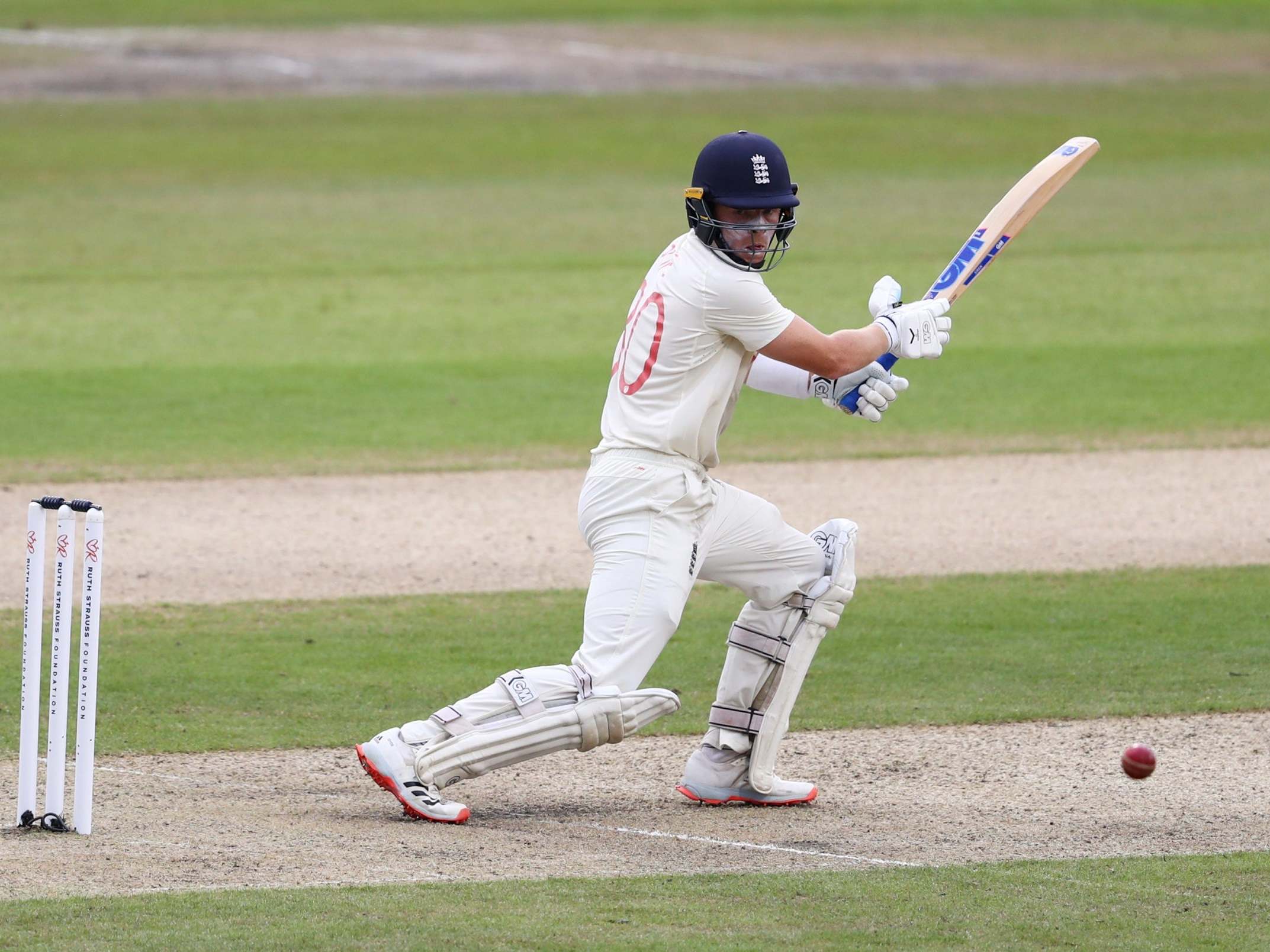 Ollie Pope top-scored for England on a promising opening day