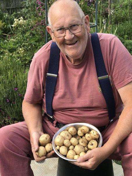 Gerald Stratford gained praise across the globe after posting photos of his potatoes