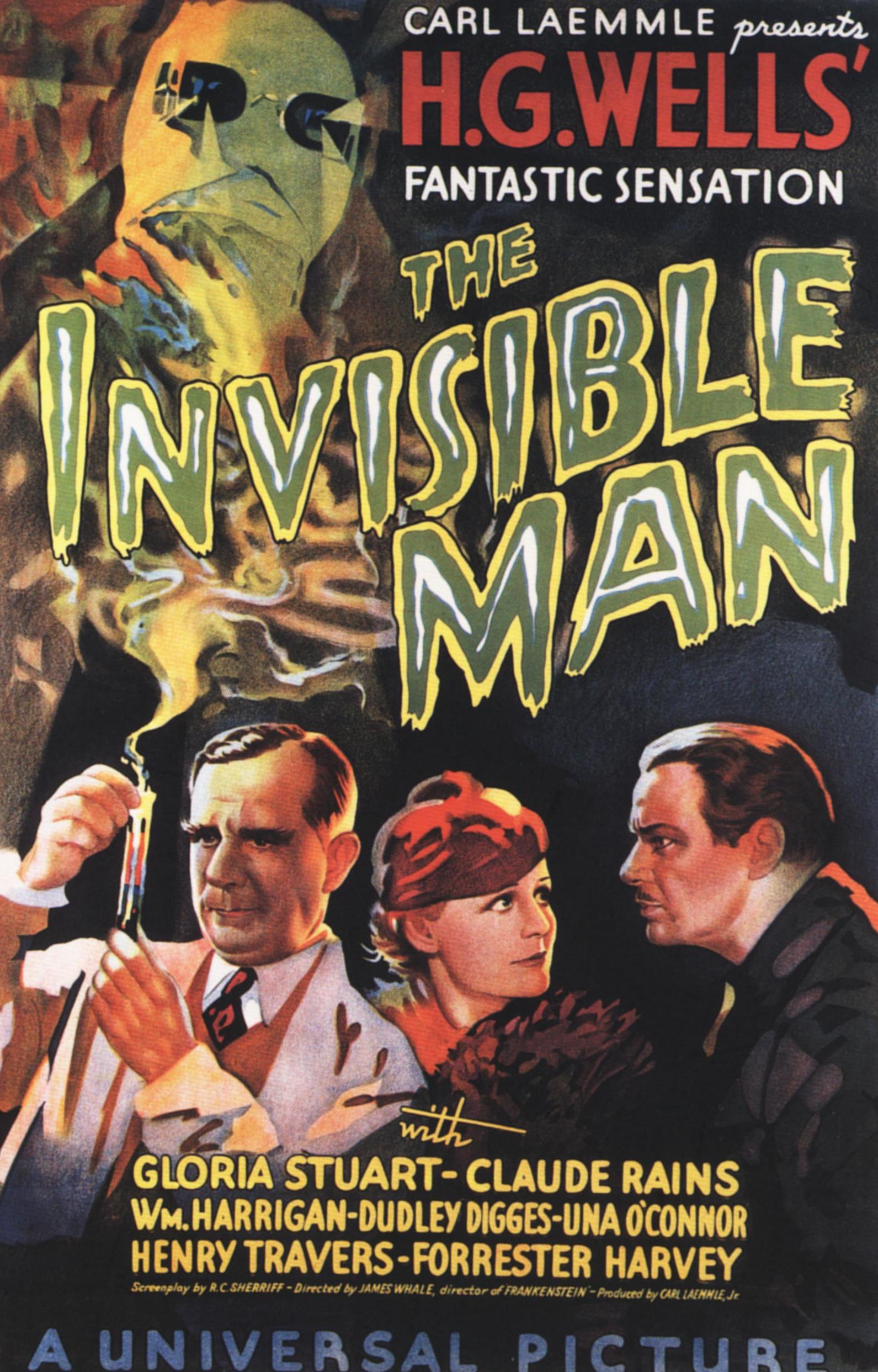 ‘The Invisible Man’ was Rains’s US film debut in 1933