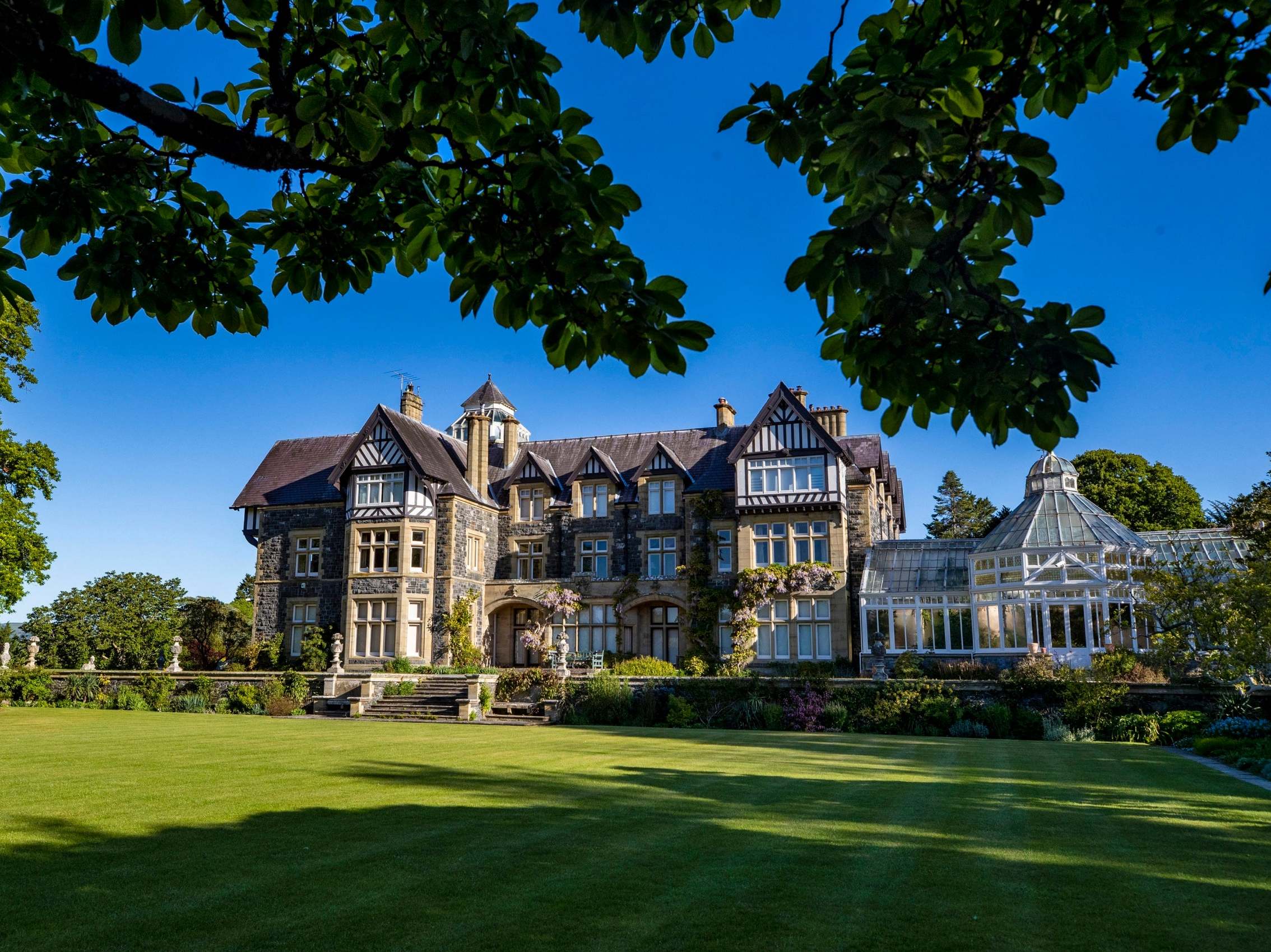 The Covid-19 crisis shut the doors of historic sites such as Bodnant Garden near Colwyn Bay in Wales