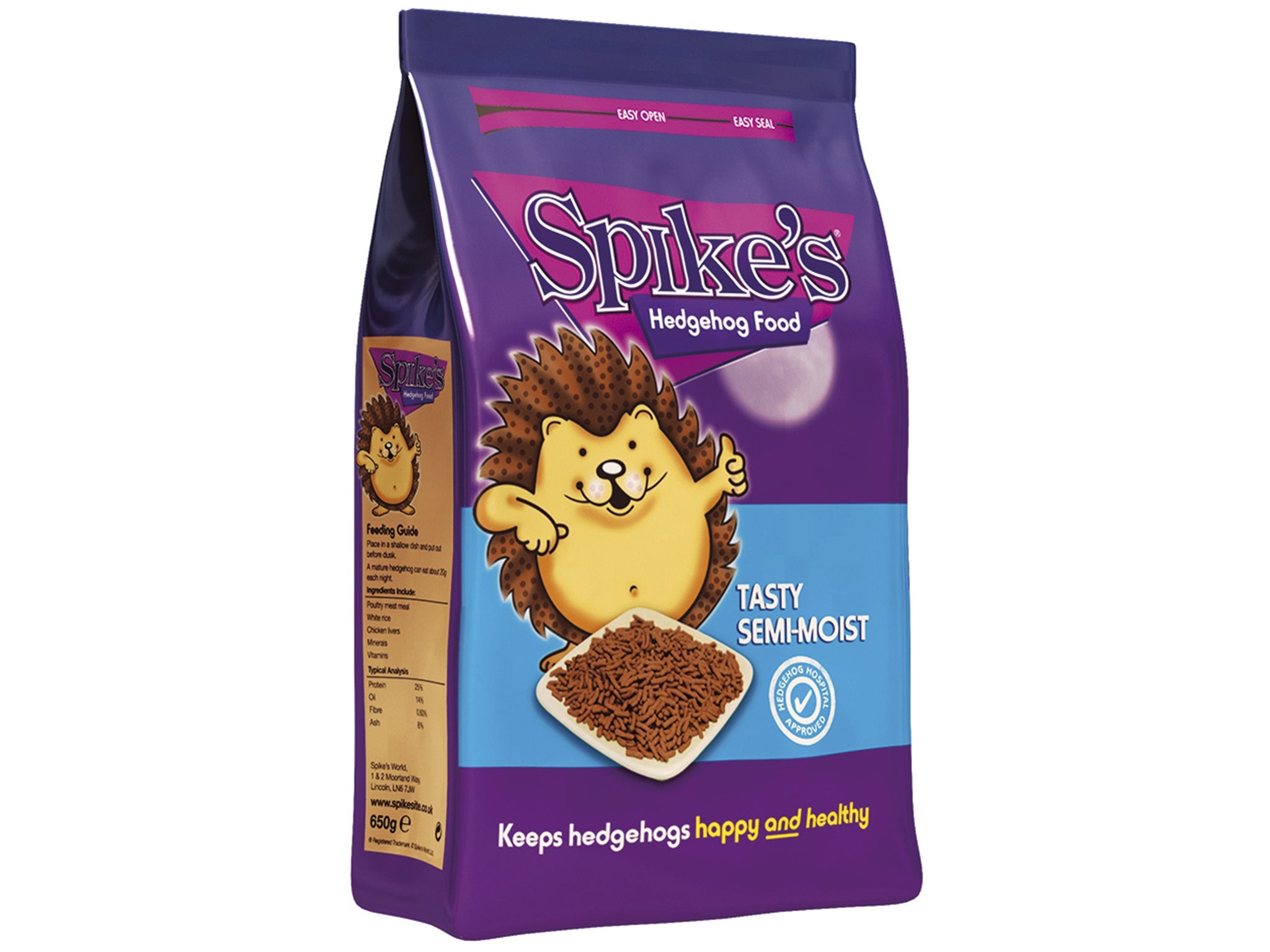 Leave food out in a shallow dish for animals to enjoy