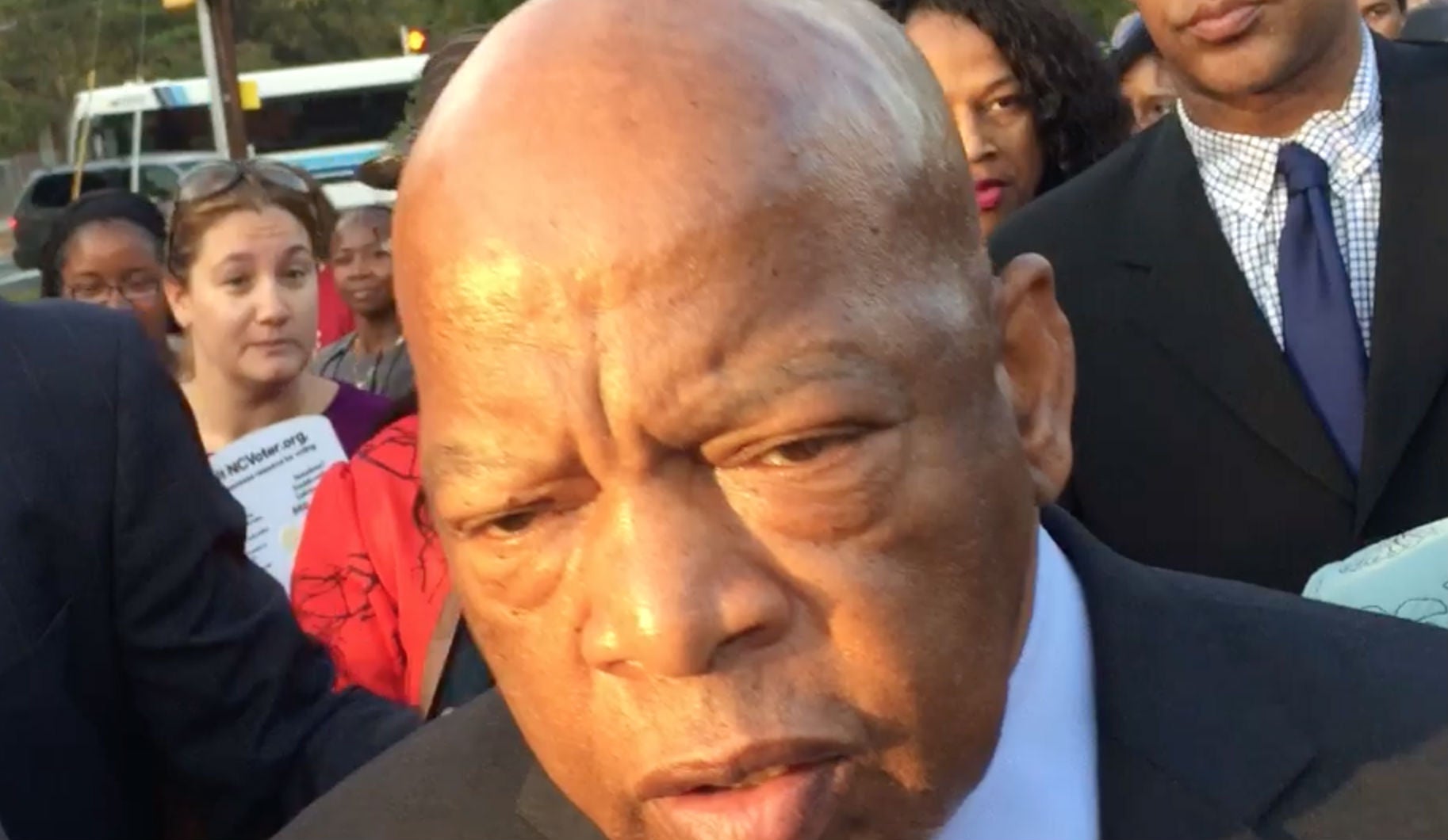 Civil rights icon John Lewis : 'We can make history'