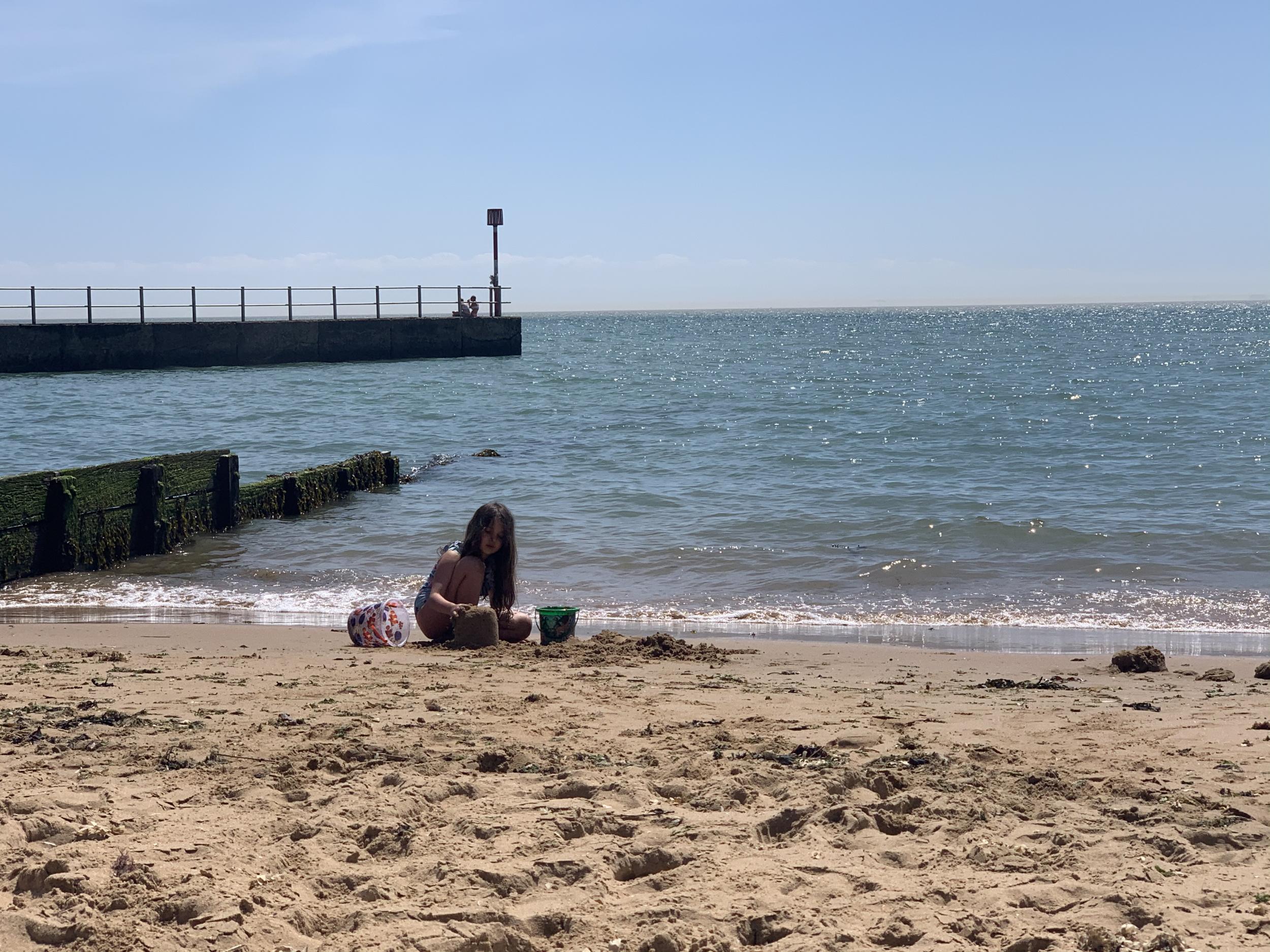 On the beach at Ramsgate