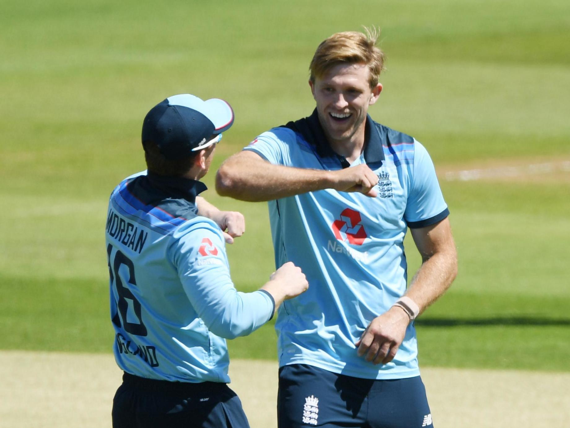 Willey took five wickets as England won the first ODI in Southampton