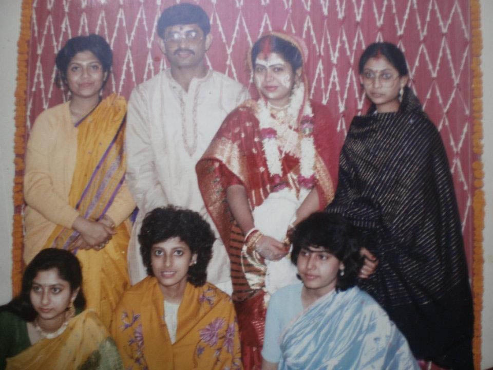 Romy Gill (bottom right) at the wedding of her friends Reshmi and Indran in West Bengal (Romy Gill )