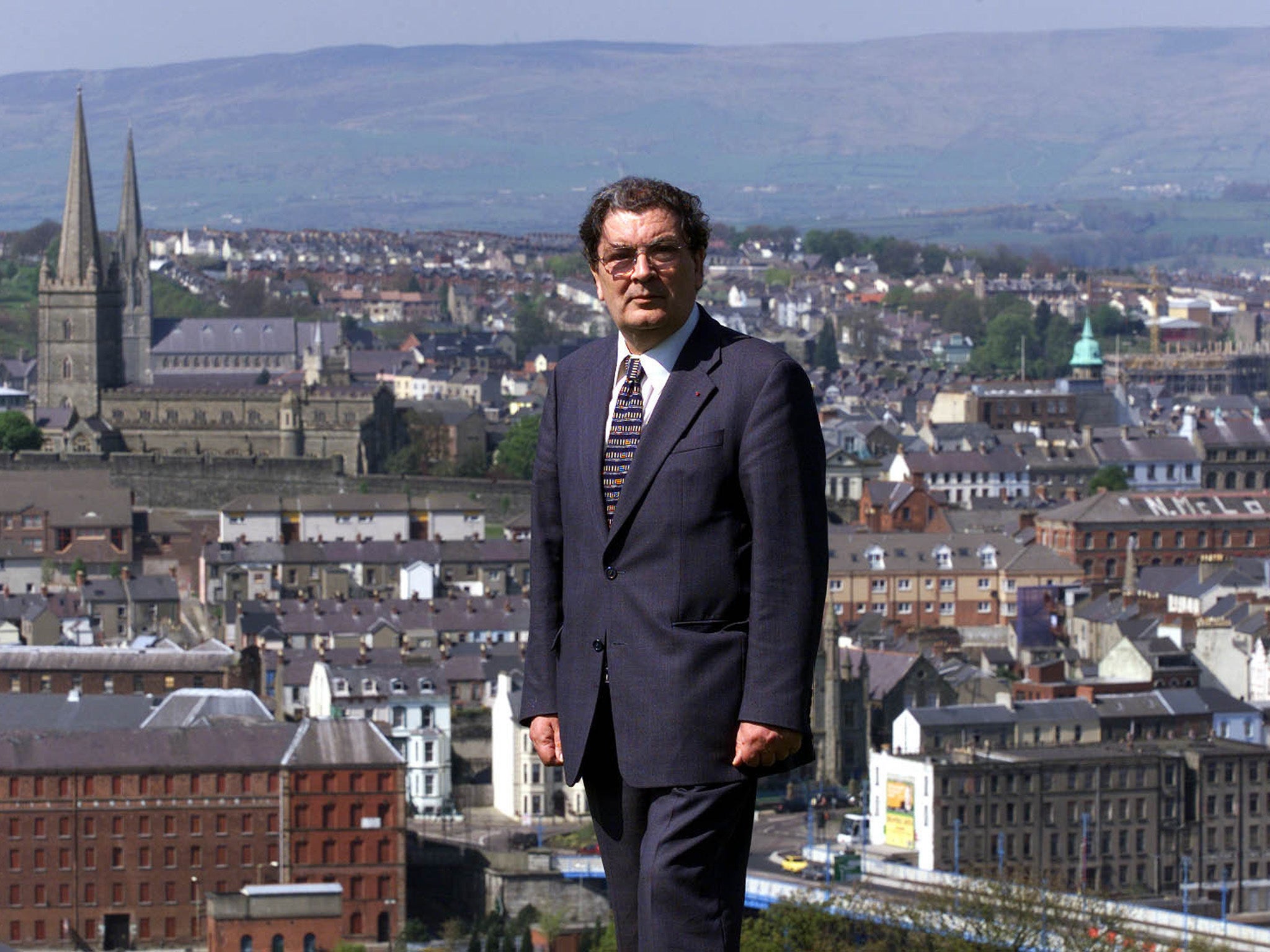 The town he loved so well: Hume was given the freedom of Derry in 2000